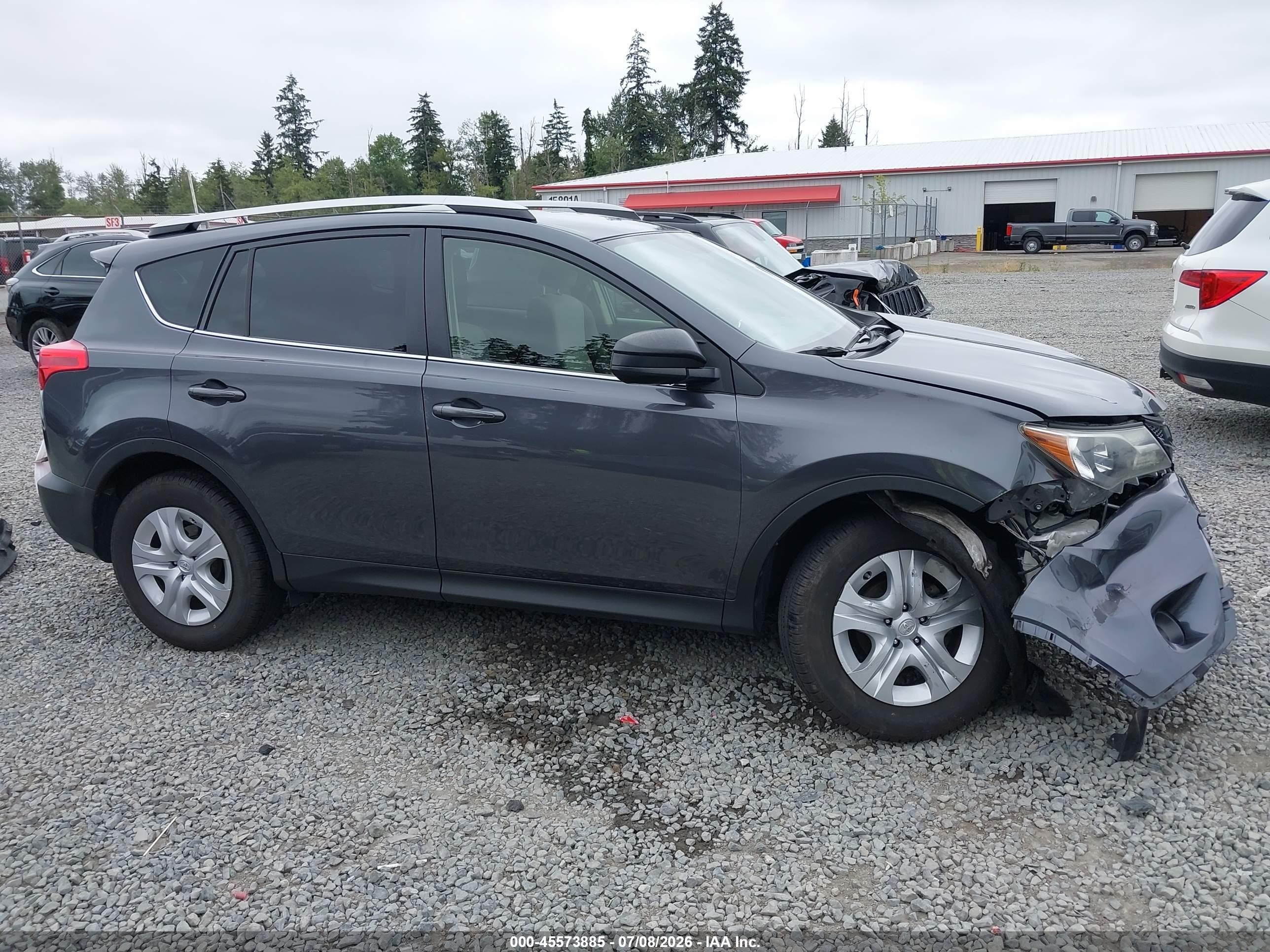 2015 Toyota Rav4 Le Серый vin: JTMBFREV7FD096792