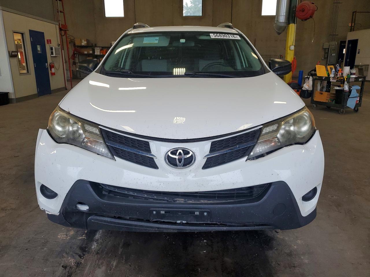 2015 Toyota Rav4 Le Awd Белый vin: JTMBFREV7FJ044368