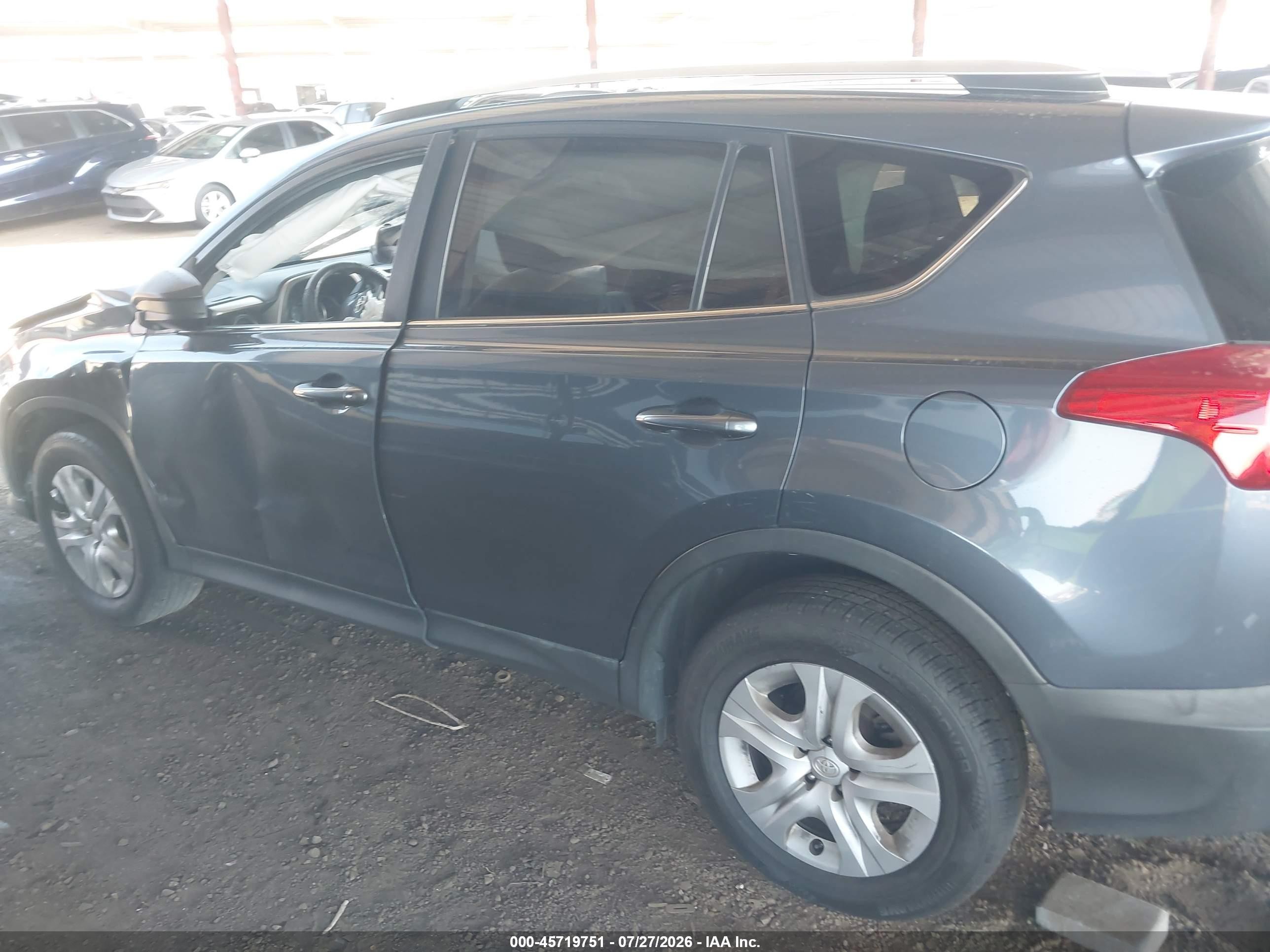 2013 Toyota Rav4 Le Blue vin: JTMBFREV8D5001454