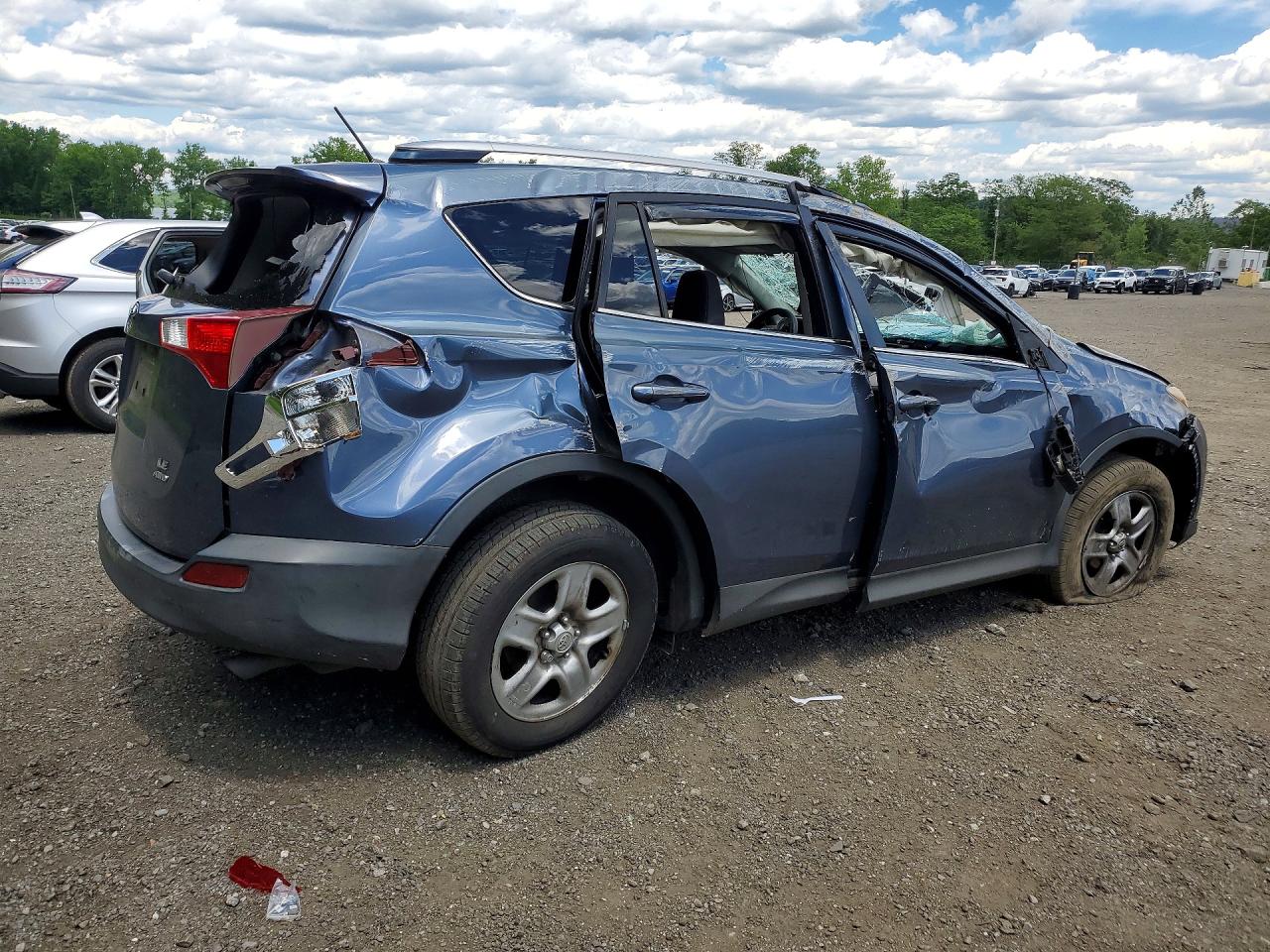 2013 Toyota Rav4 Le Blue vin: JTMBFREV8D5003446