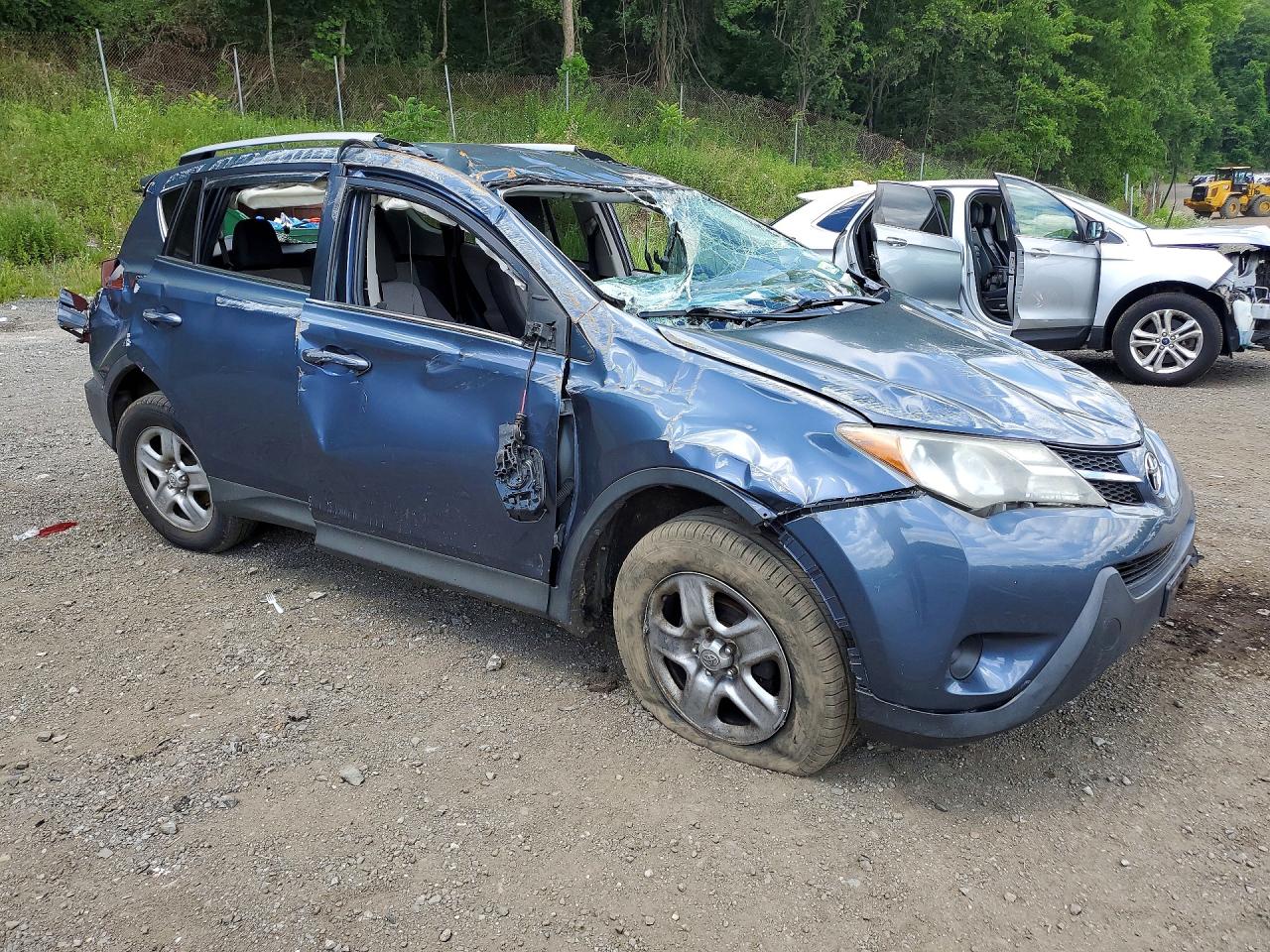2013 Toyota Rav4 Le Blue vin: JTMBFREV8D5003446