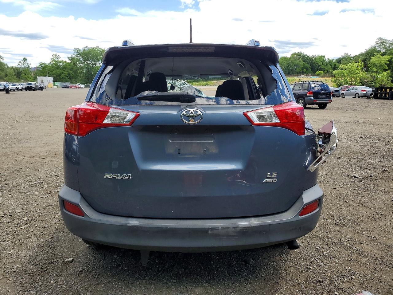 2013 Toyota Rav4 Le Blue vin: JTMBFREV8D5003446