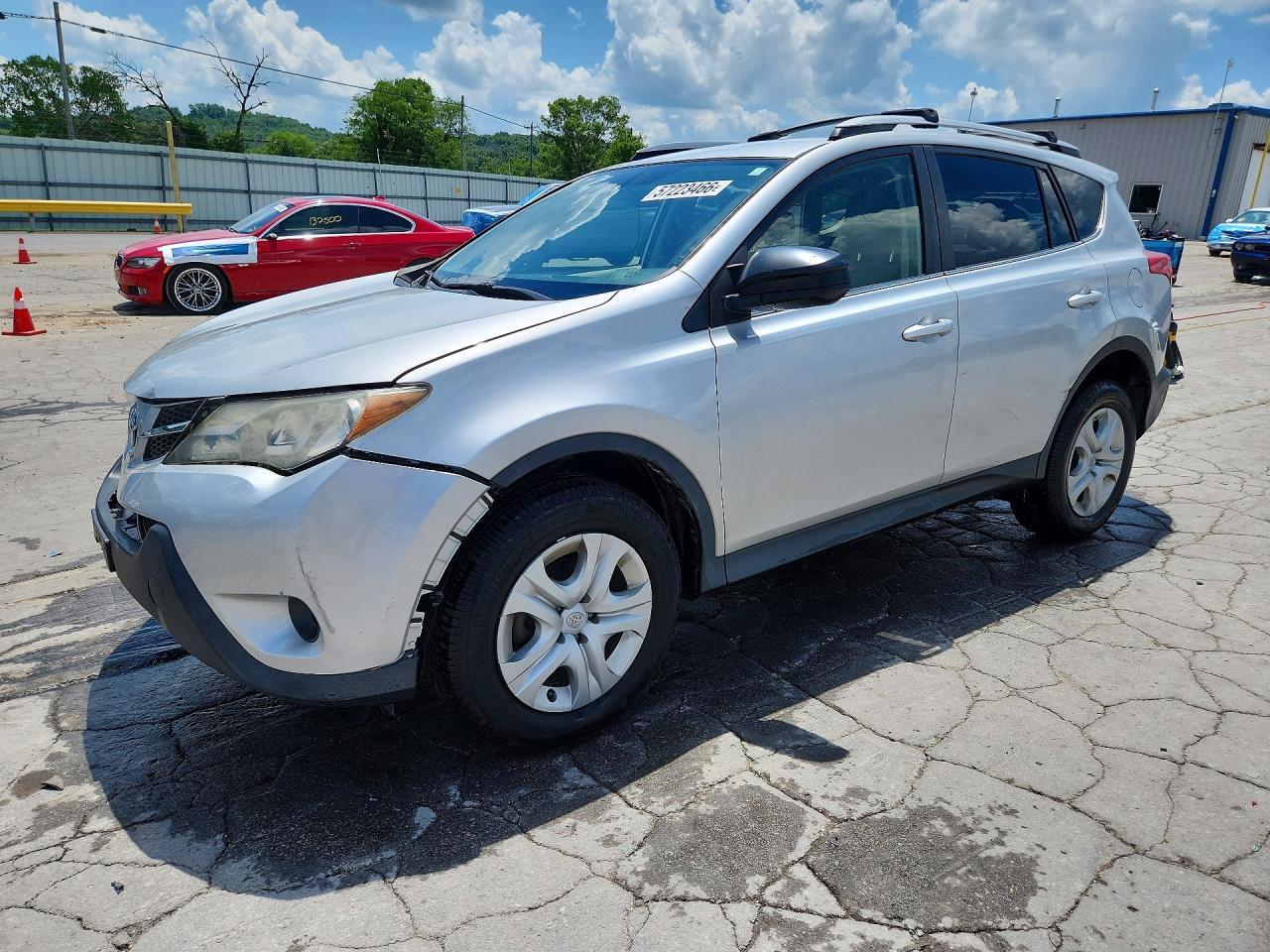 2013 Toyota Rav4 Le Silver vin: JTMBFREV8D5008727