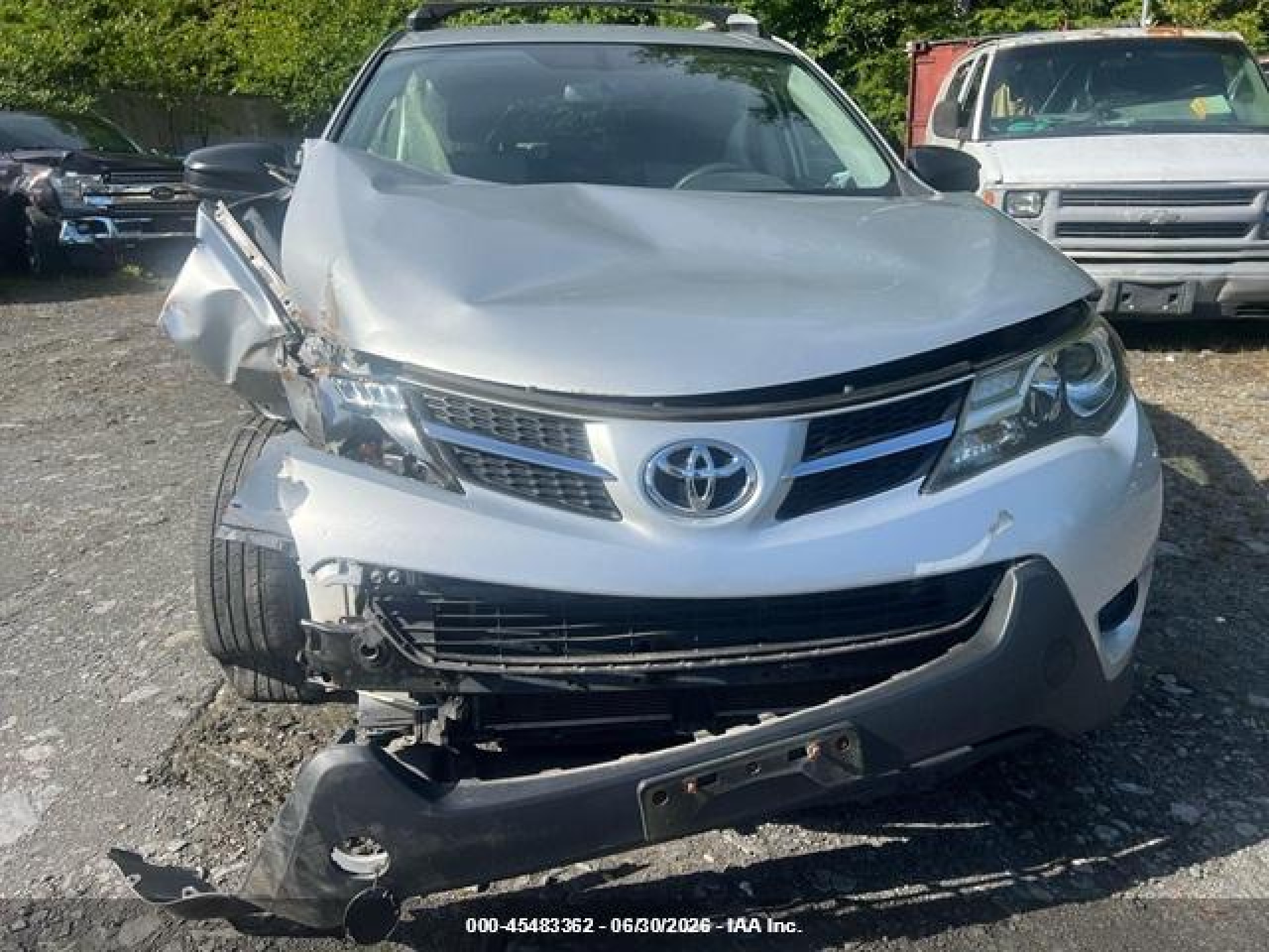 2013 Toyota Rav4 Le Silver vin: JTMBFREV8DD021922