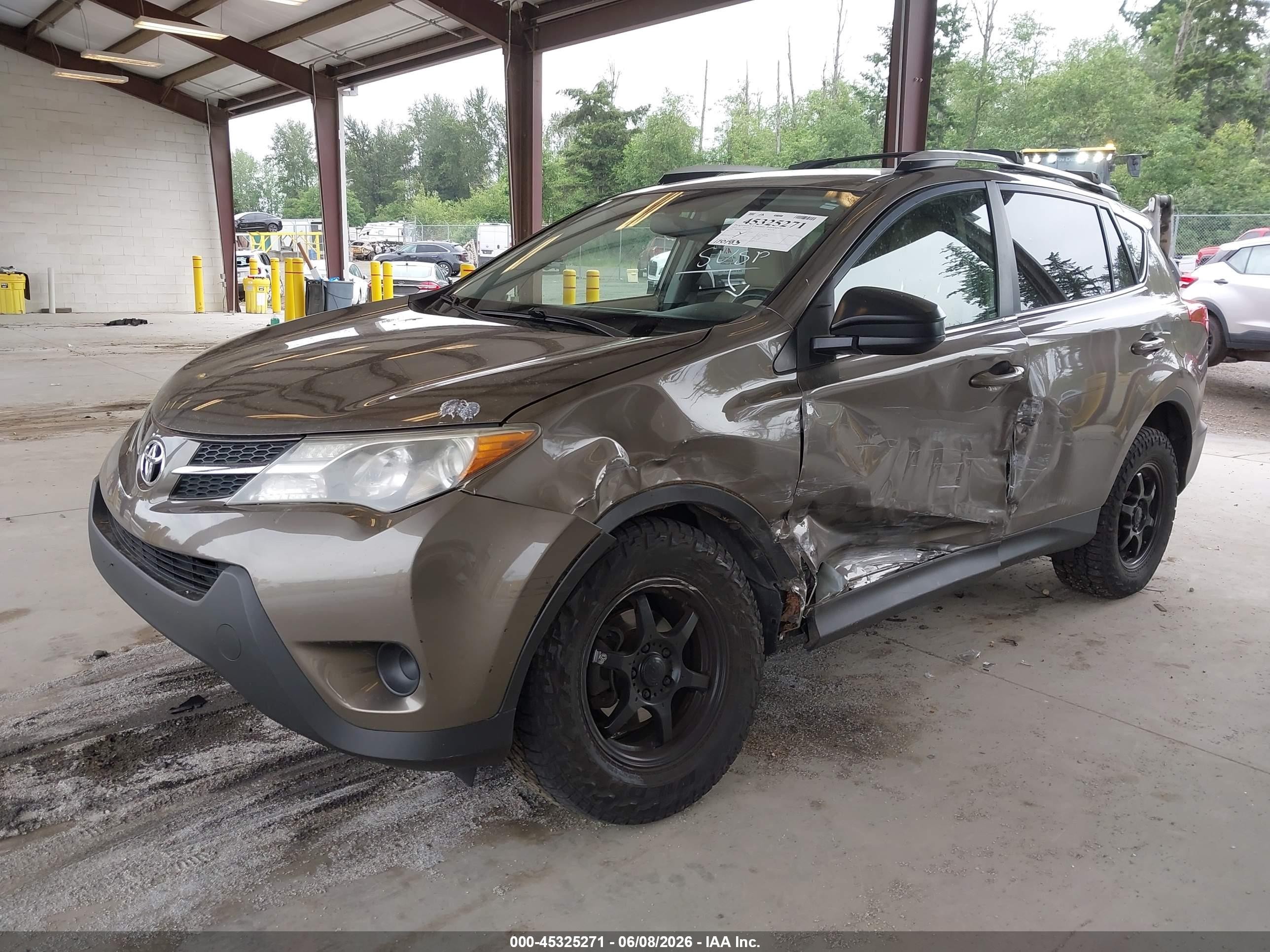 2013 Toyota Rav4 Le Коричневый vin: JTMBFREV8DD025422