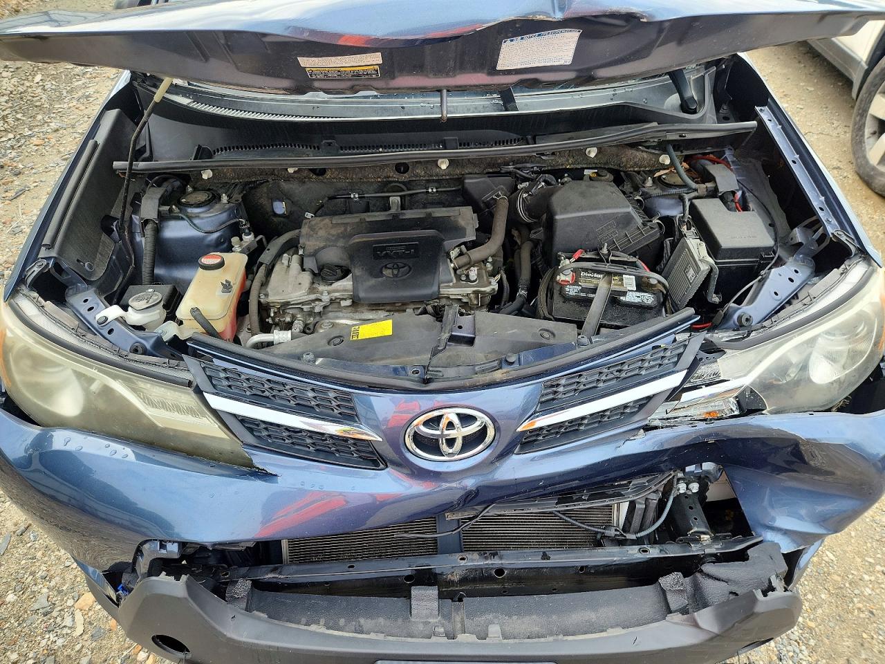 2014 Toyota Rav4 Le Blue vin: JTMBFREV8ED079630