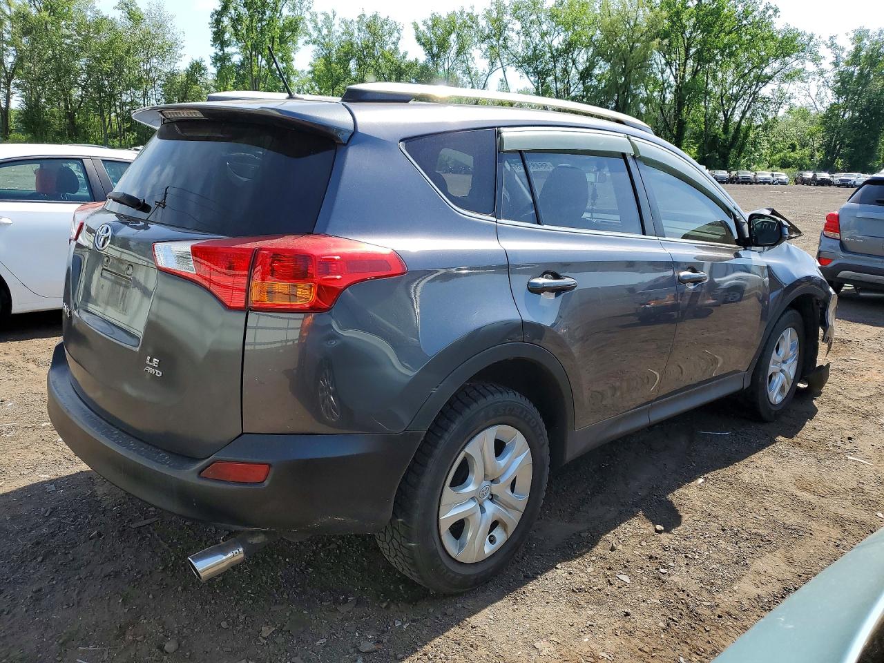 2014 Toyota Rav4 Le Gray vin: JTMBFREV8EJ007599