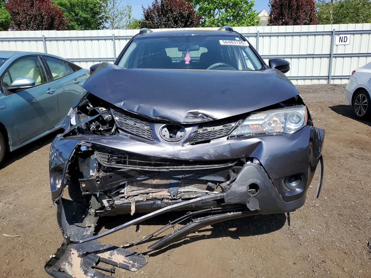 2014 Toyota Rav4 Le Gray vin: JTMBFREV8EJ007599