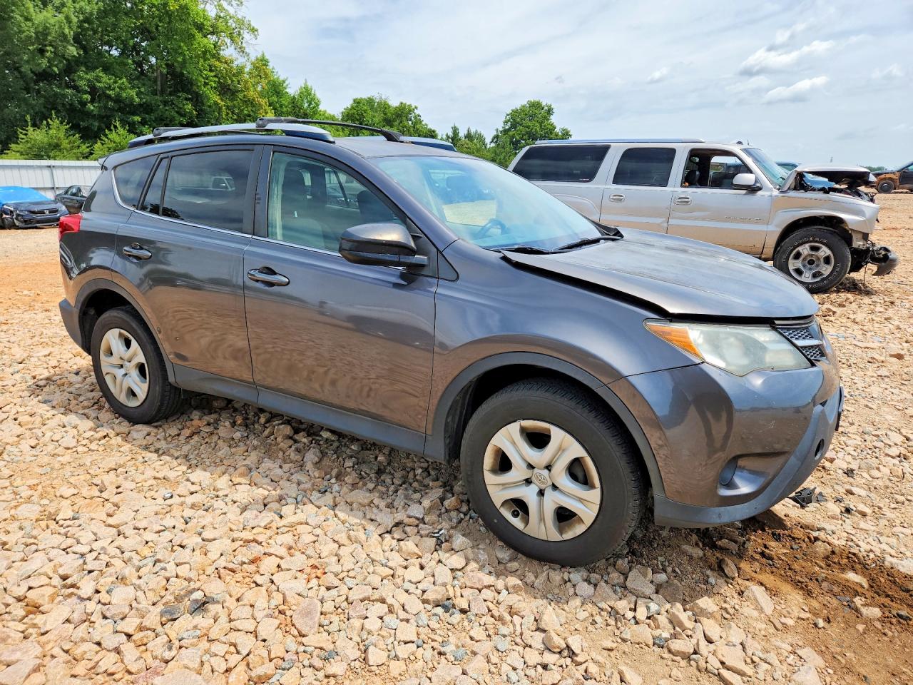 2013 Toyota Rav4 Le Серый vin: JTMBFREV9D5014214