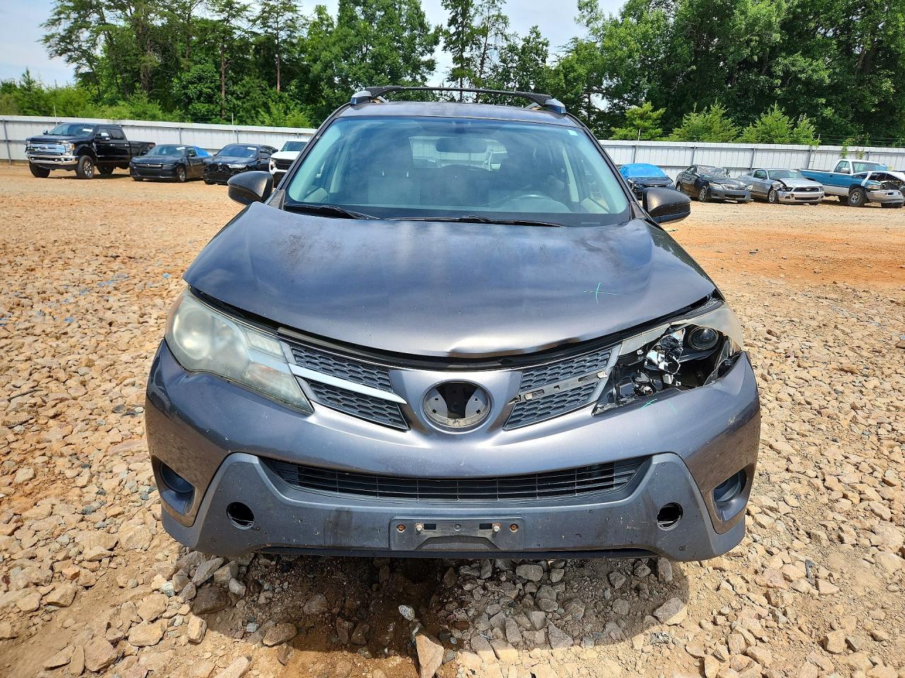 2013 Toyota Rav4 Le Серый vin: JTMBFREV9D5014214