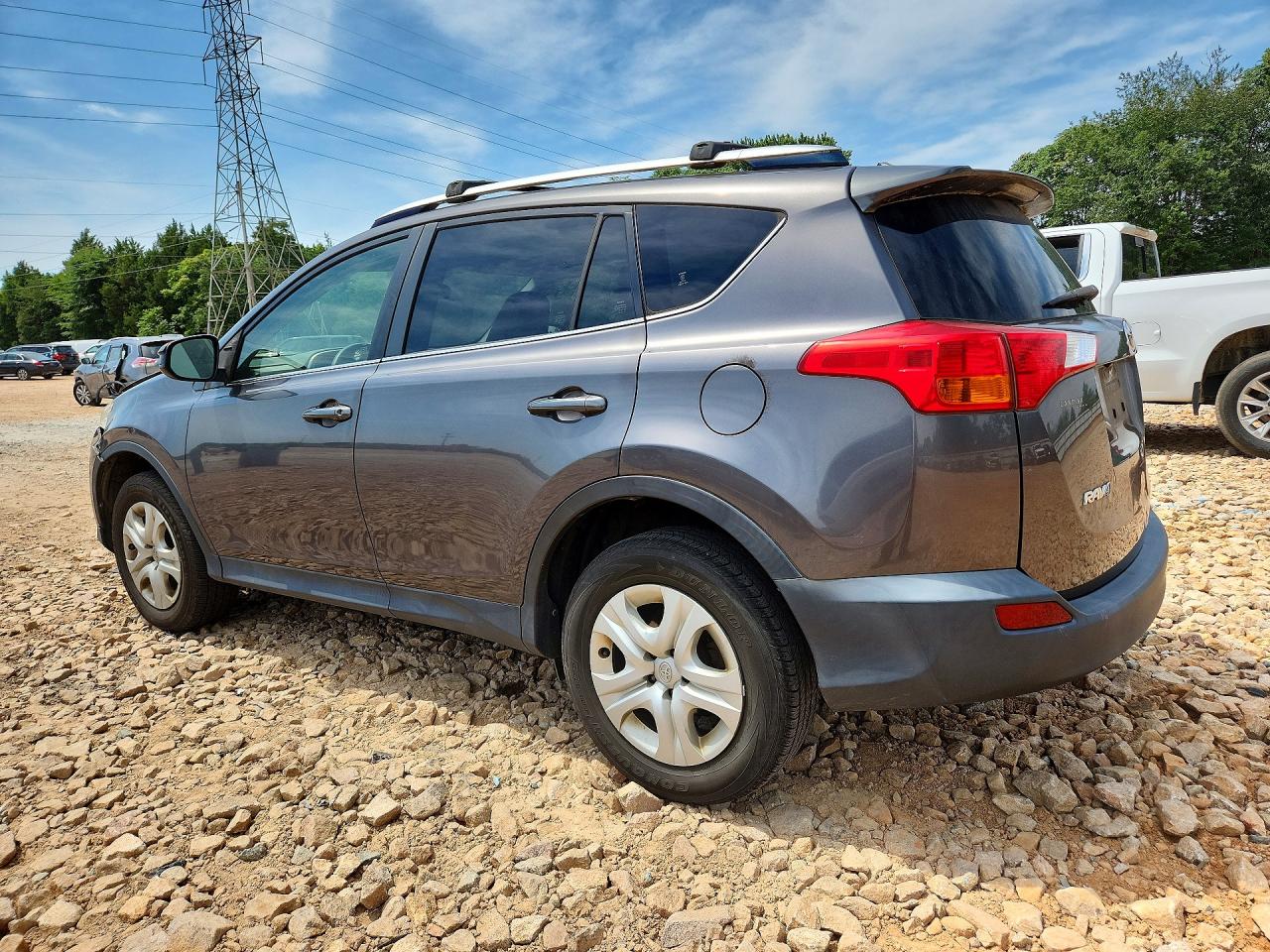 2013 Toyota Rav4 Le Серый vin: JTMBFREV9D5014214
