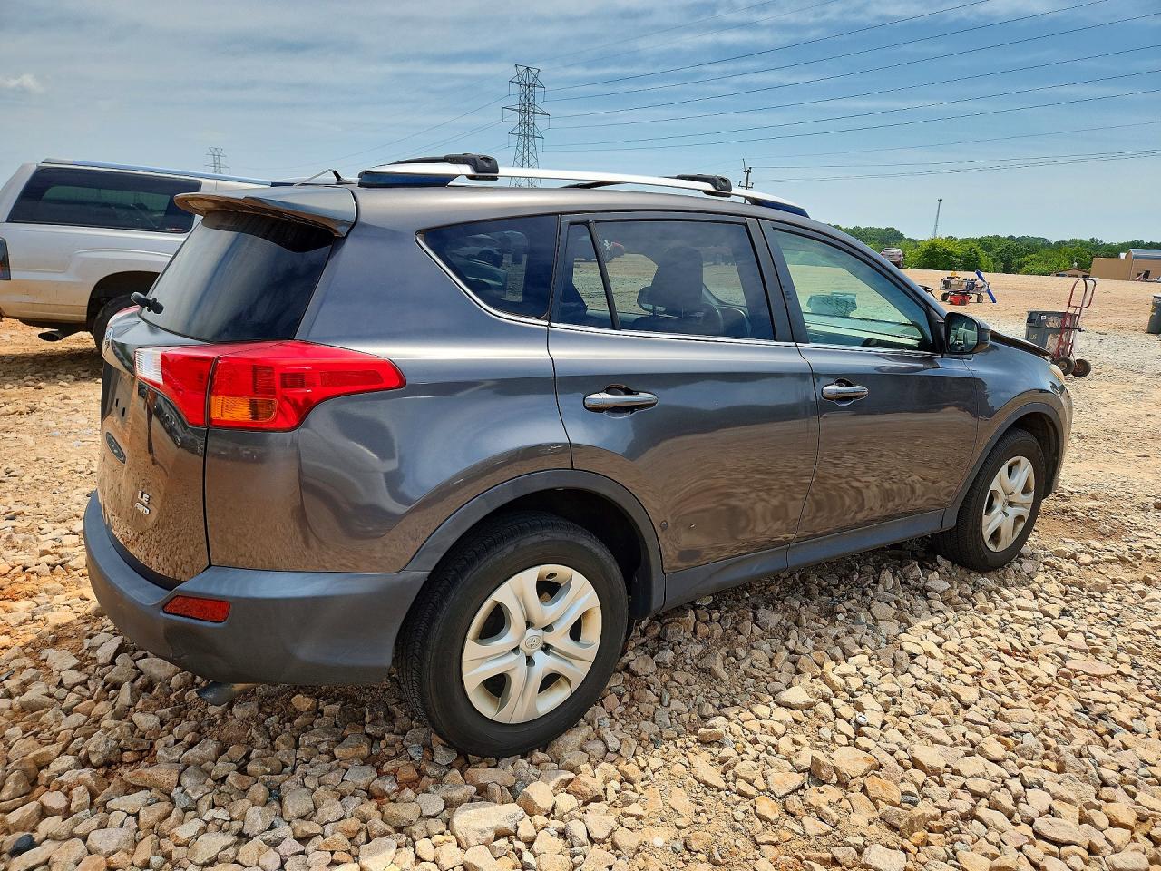 2013 Toyota Rav4 Le Серый vin: JTMBFREV9D5014214