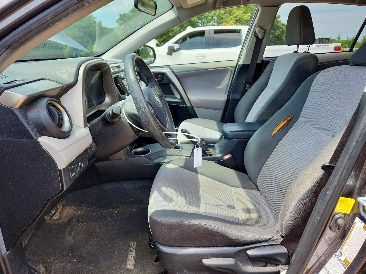 2013 Toyota Rav4 Le Серый vin: JTMBFREV9D5014214