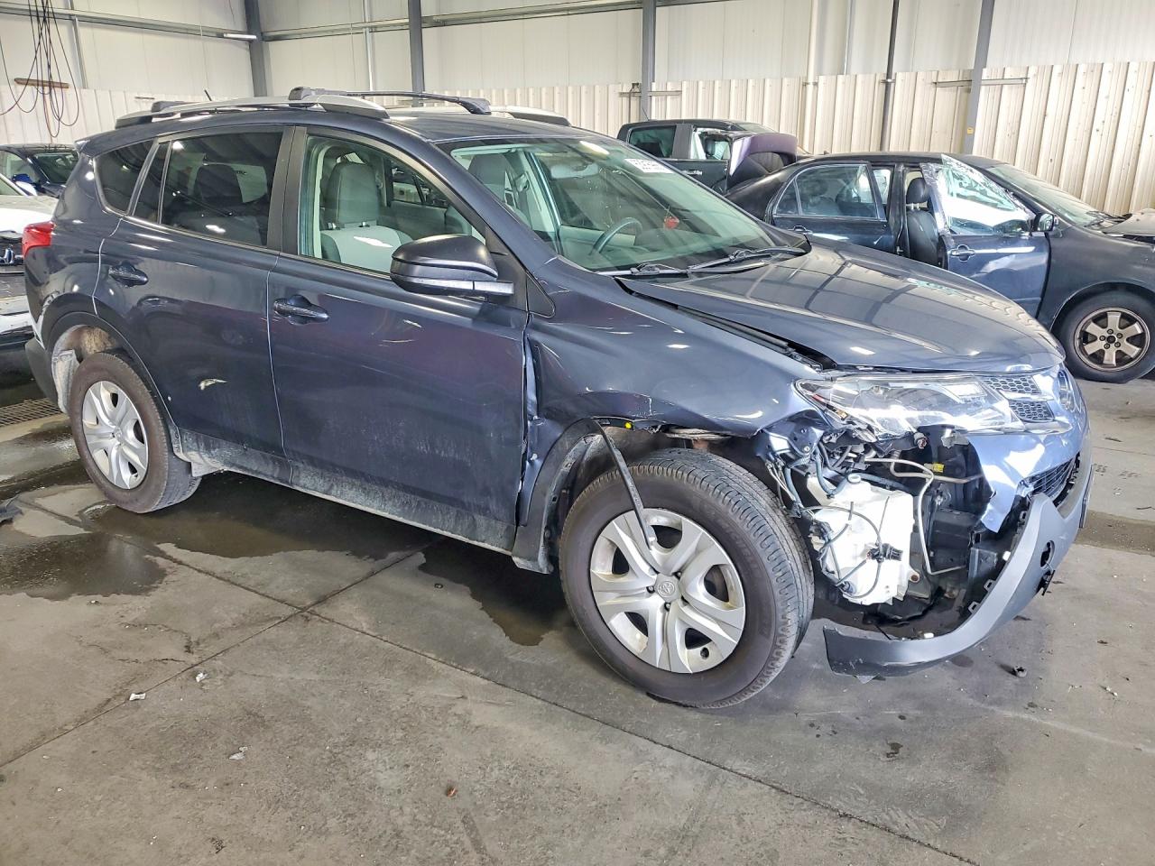 2013 Toyota Rav4 Le Blue vin: JTMBFREV9D5015489