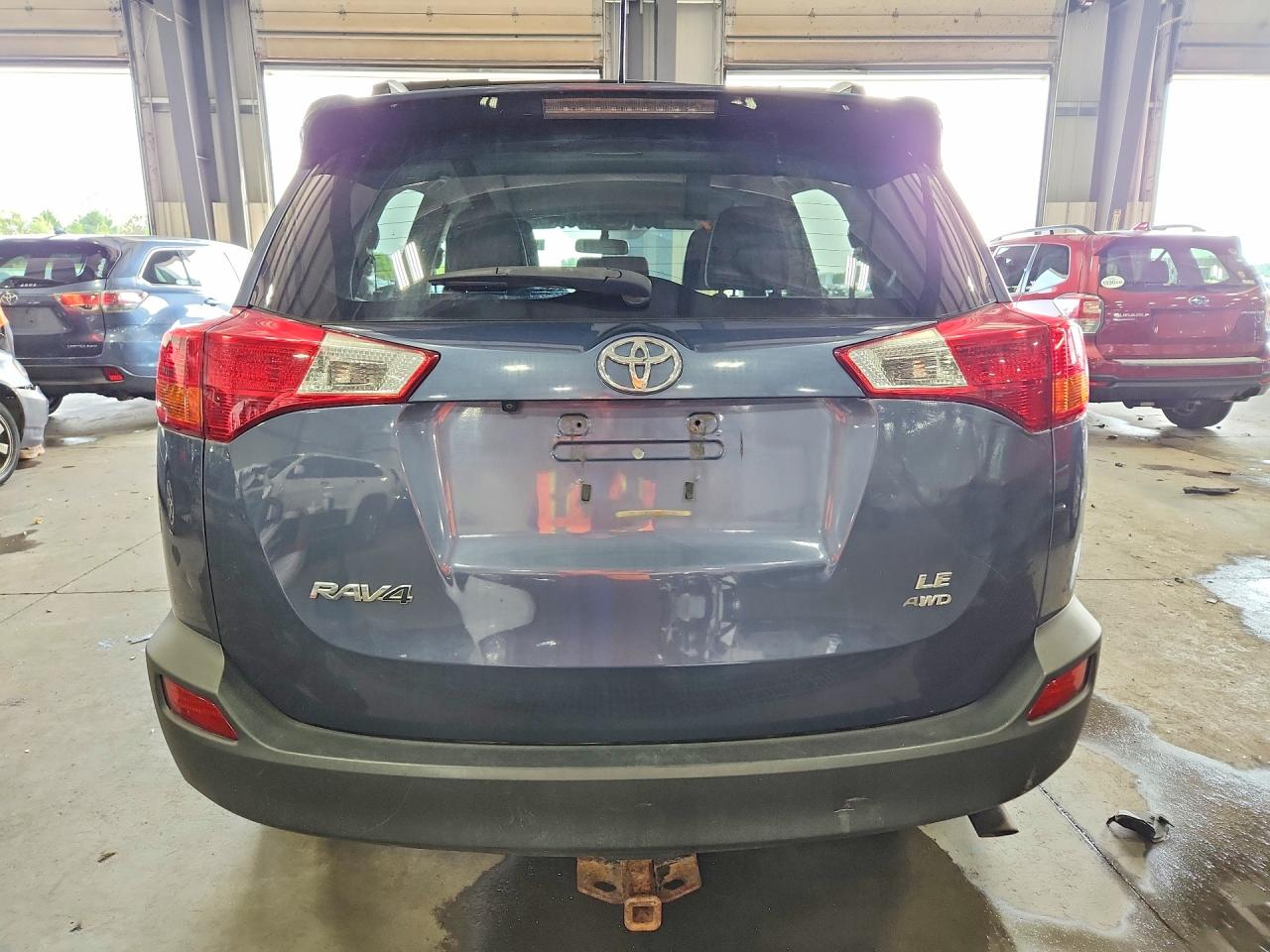 2013 Toyota Rav4 Le Blue vin: JTMBFREV9D5015489