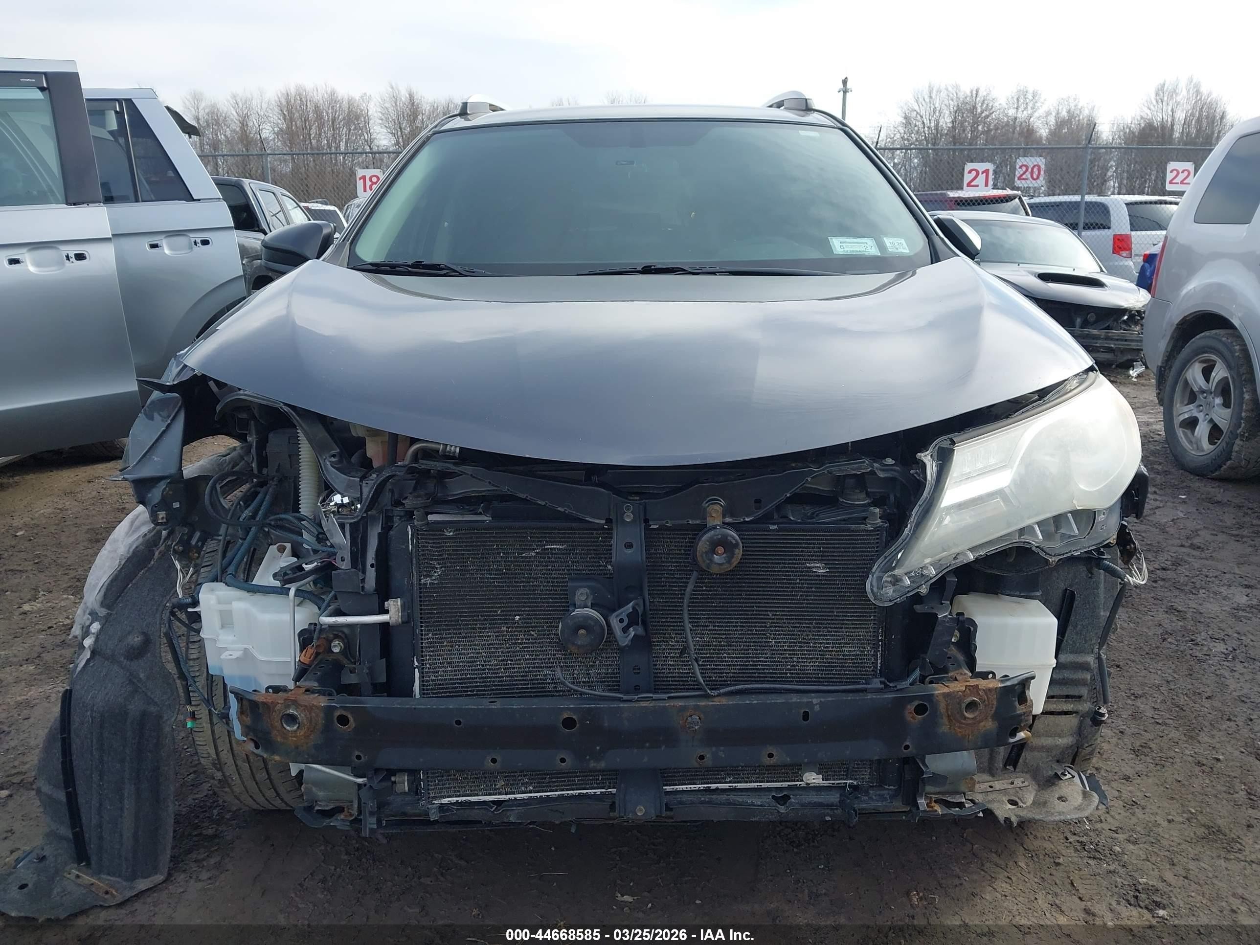 2014 Toyota Rav4 Le Gray vin: JTMBFREV9ED061055