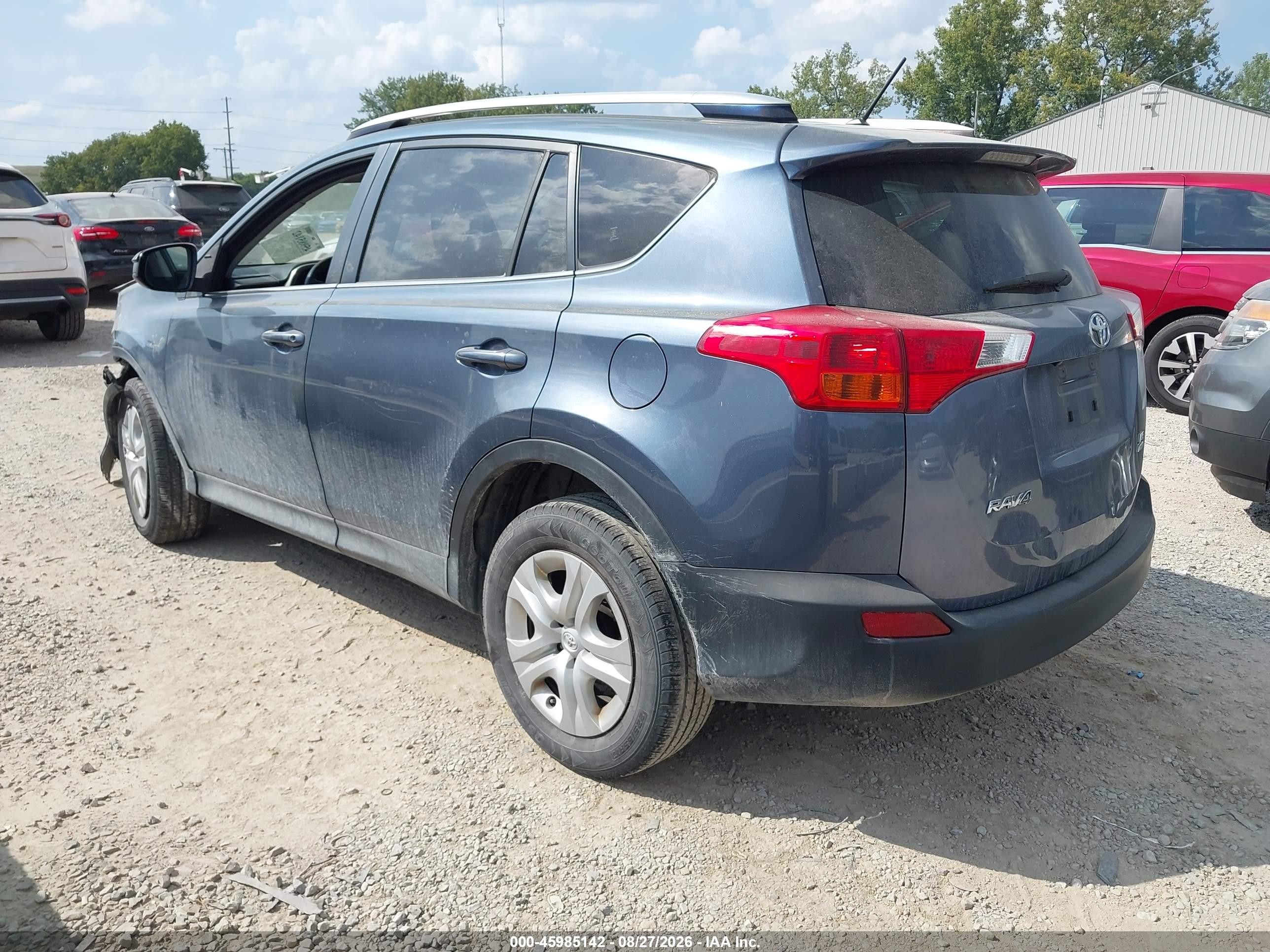 2014 Toyota Rav4 Le Blue vin: JTMBFREV9ED063498