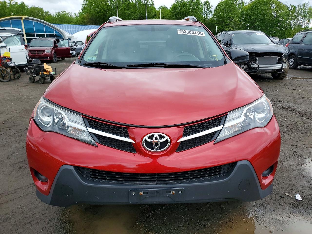 2014 Toyota Rav4 Le Красный vin: JTMBFREV9ED077725