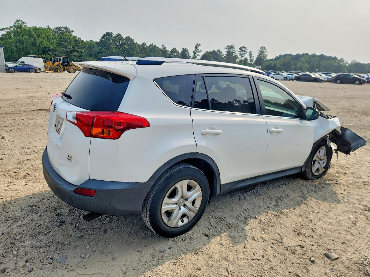 2014 Toyota Rav4 Le White vin: JTMBFREV9ED083542