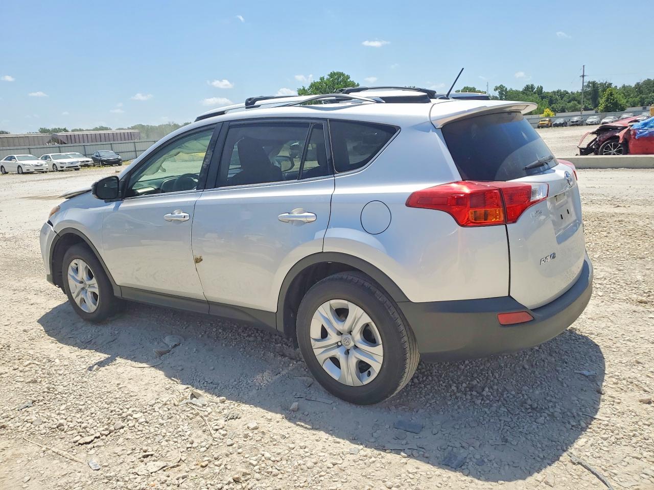 2014 Toyota Rav4 Le Silver vin: JTMBFREV9ED083623