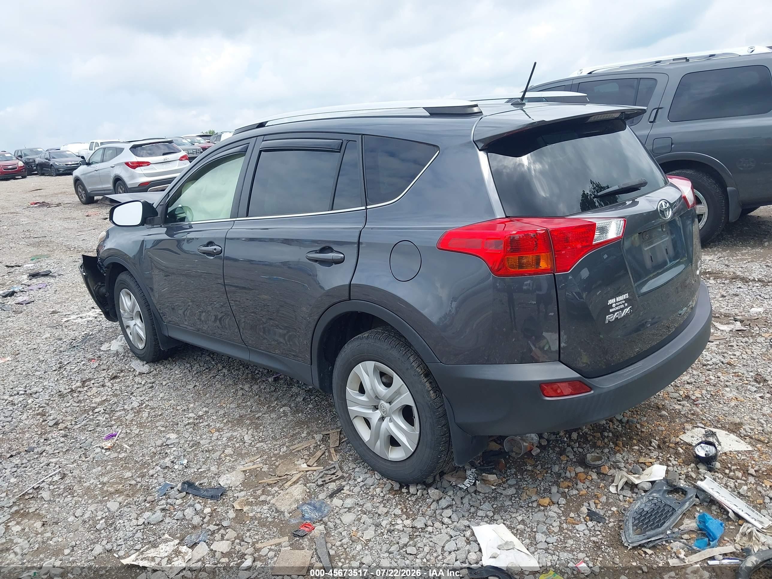 2015 Toyota Rav4 Le Gray vin: JTMBFREV9FD158788