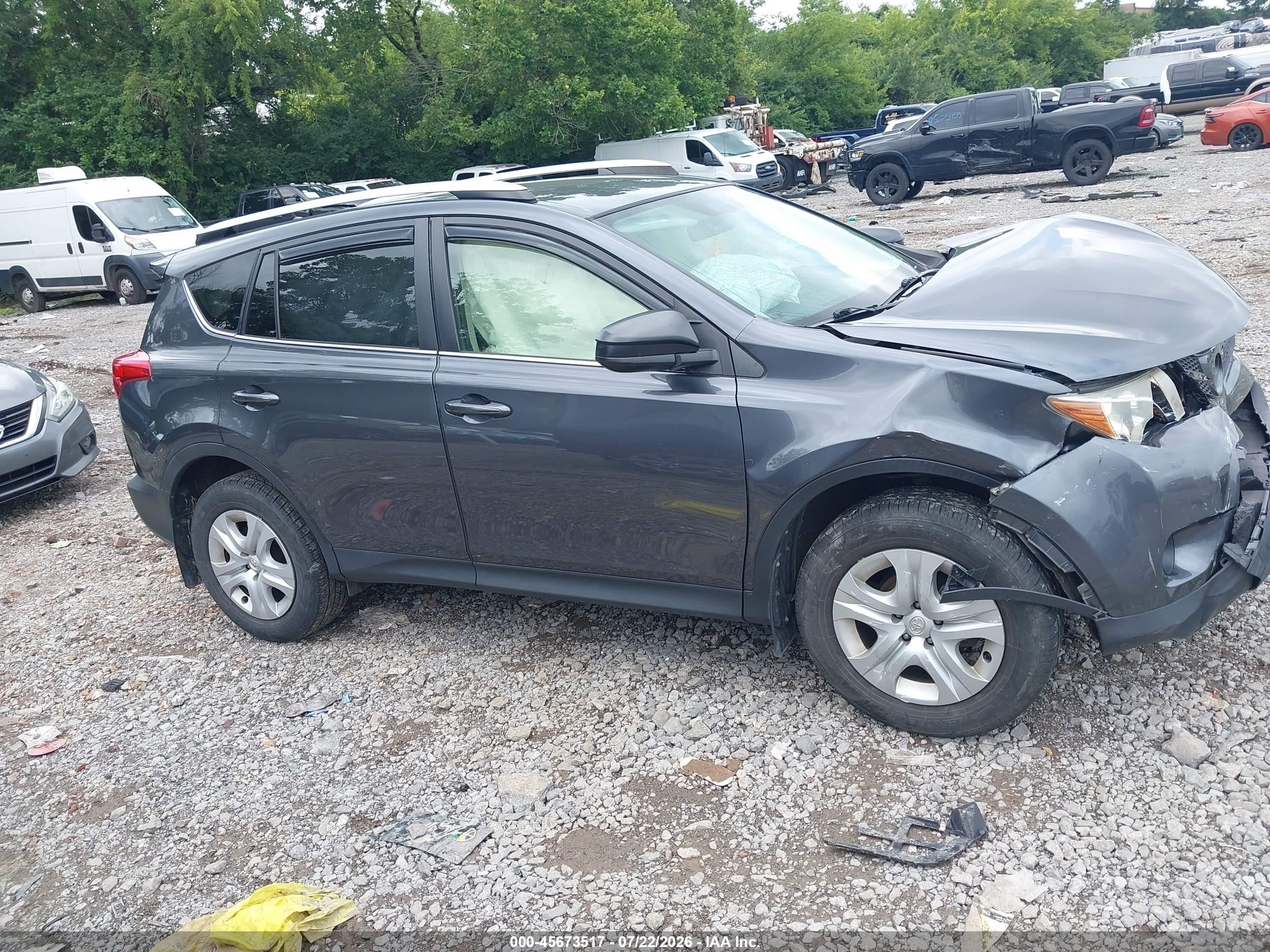2015 Toyota Rav4 Le Gray vin: JTMBFREV9FD158788