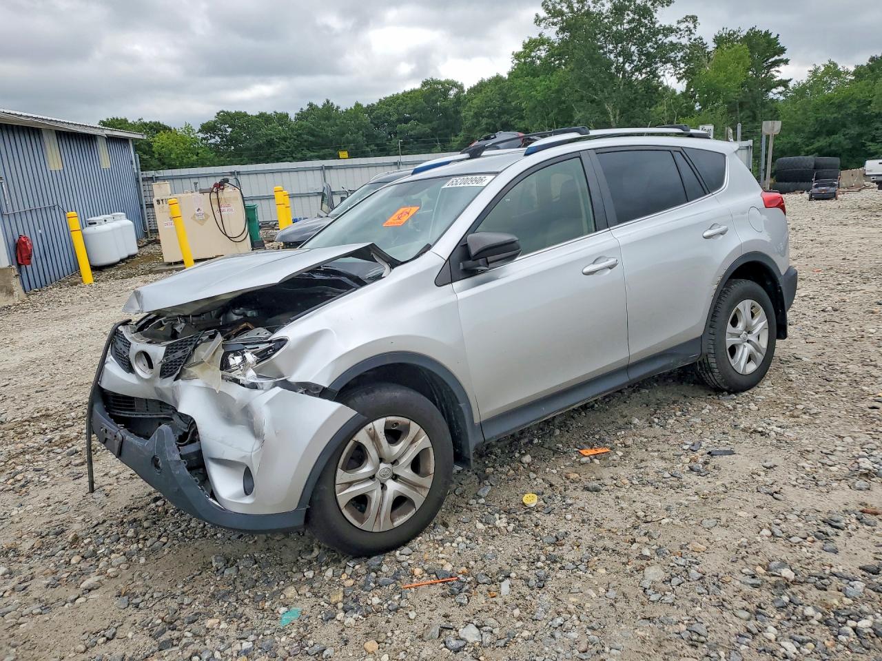2013 Toyota Rav4 Le Silver vin: JTMBFREVXD5012715