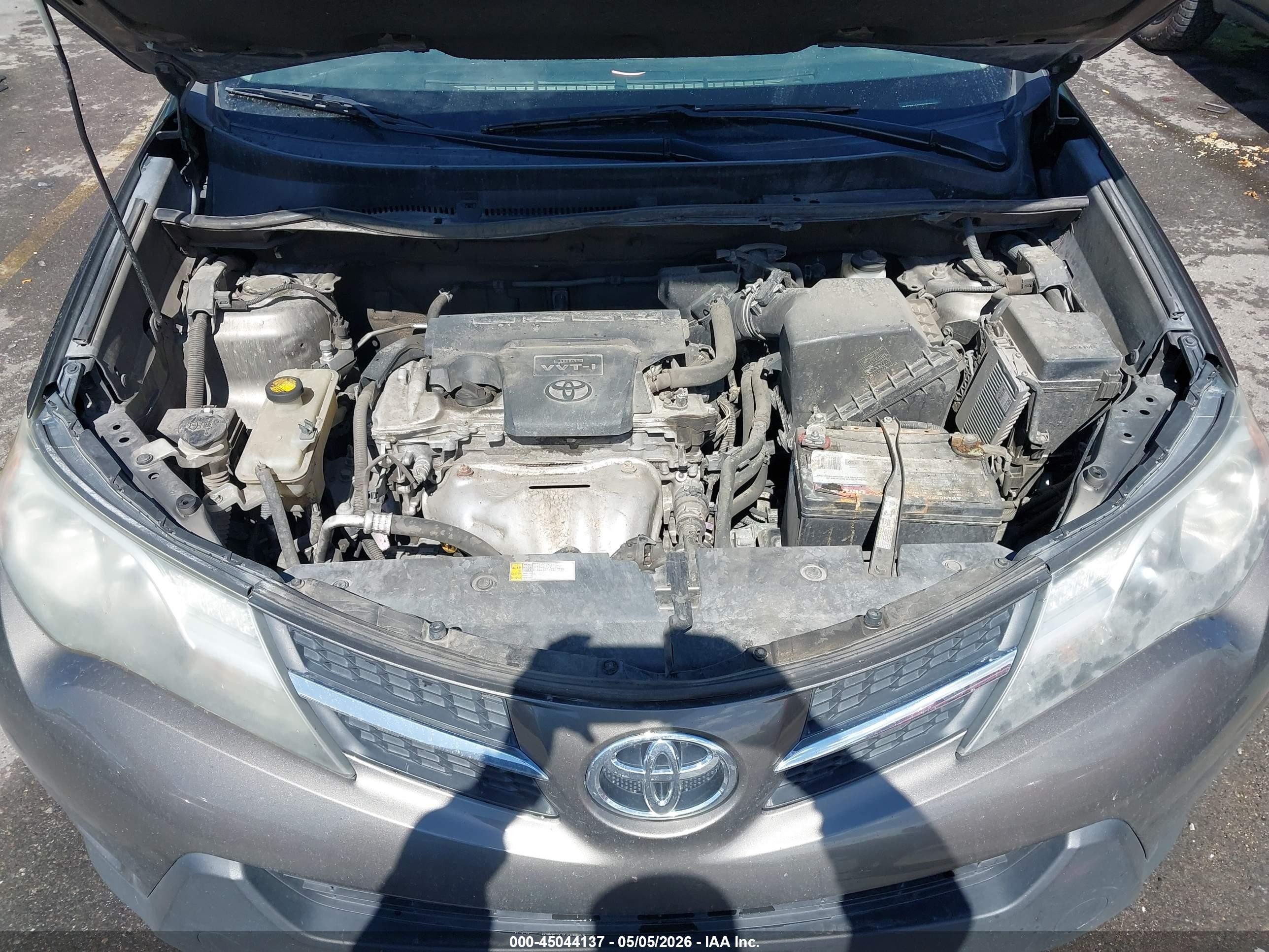 2013 Toyota Rav4 Le Gray vin: JTMBFREVXD5027506