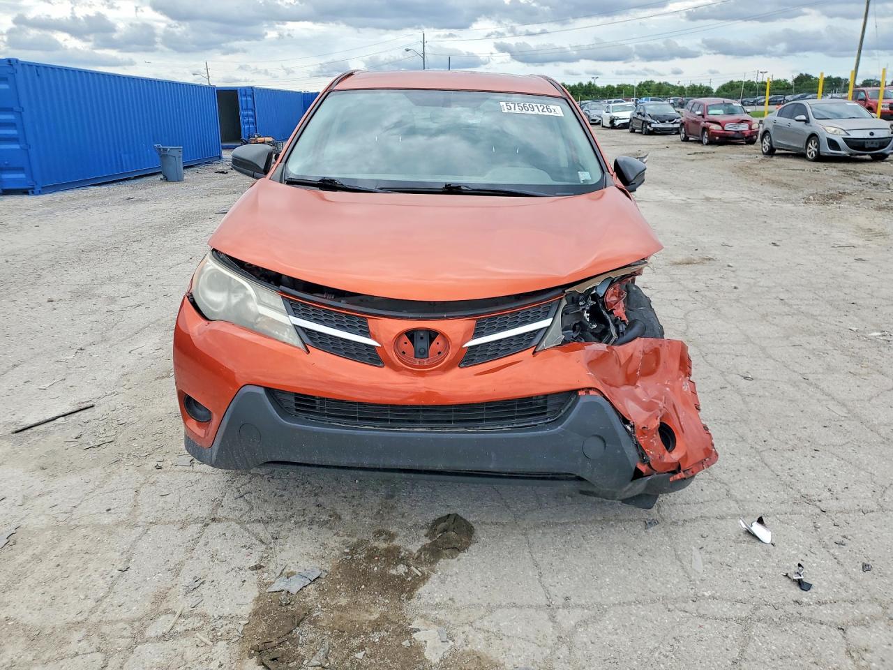 2015 Toyota Rav4 Le Orange vin: JTMBFREVXFD139814