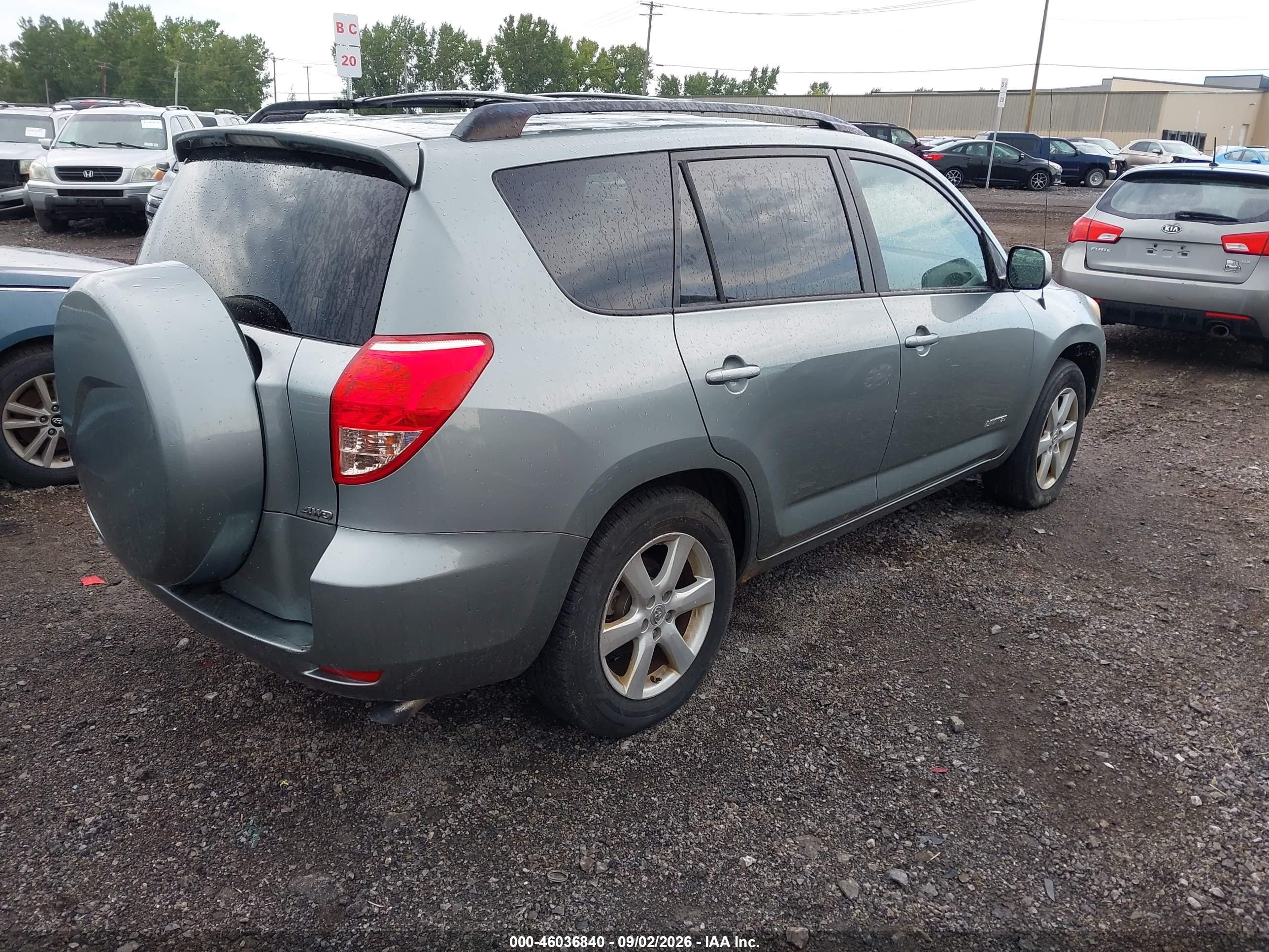 2006 Toyota Rav4 Limited V6 Green vin: JTMBK31V065009257