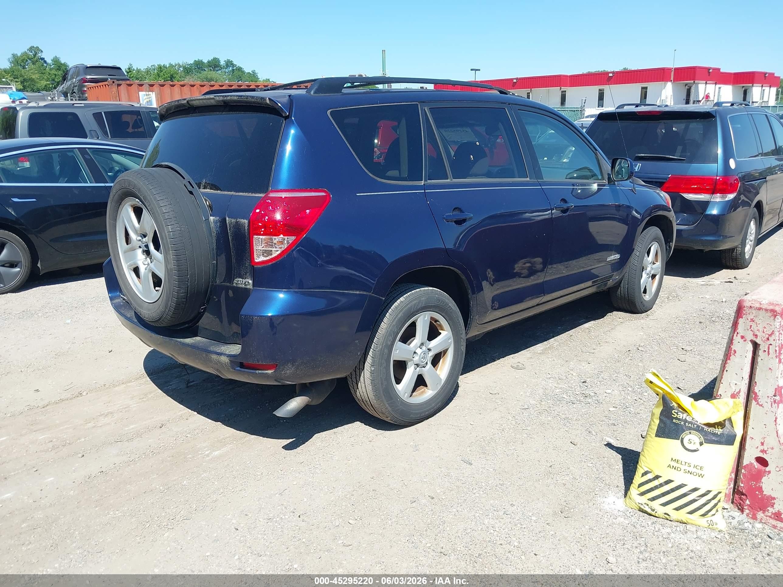 2006 Toyota Rav4 Limited V6 Dark Blue vin: JTMBK31V065011445