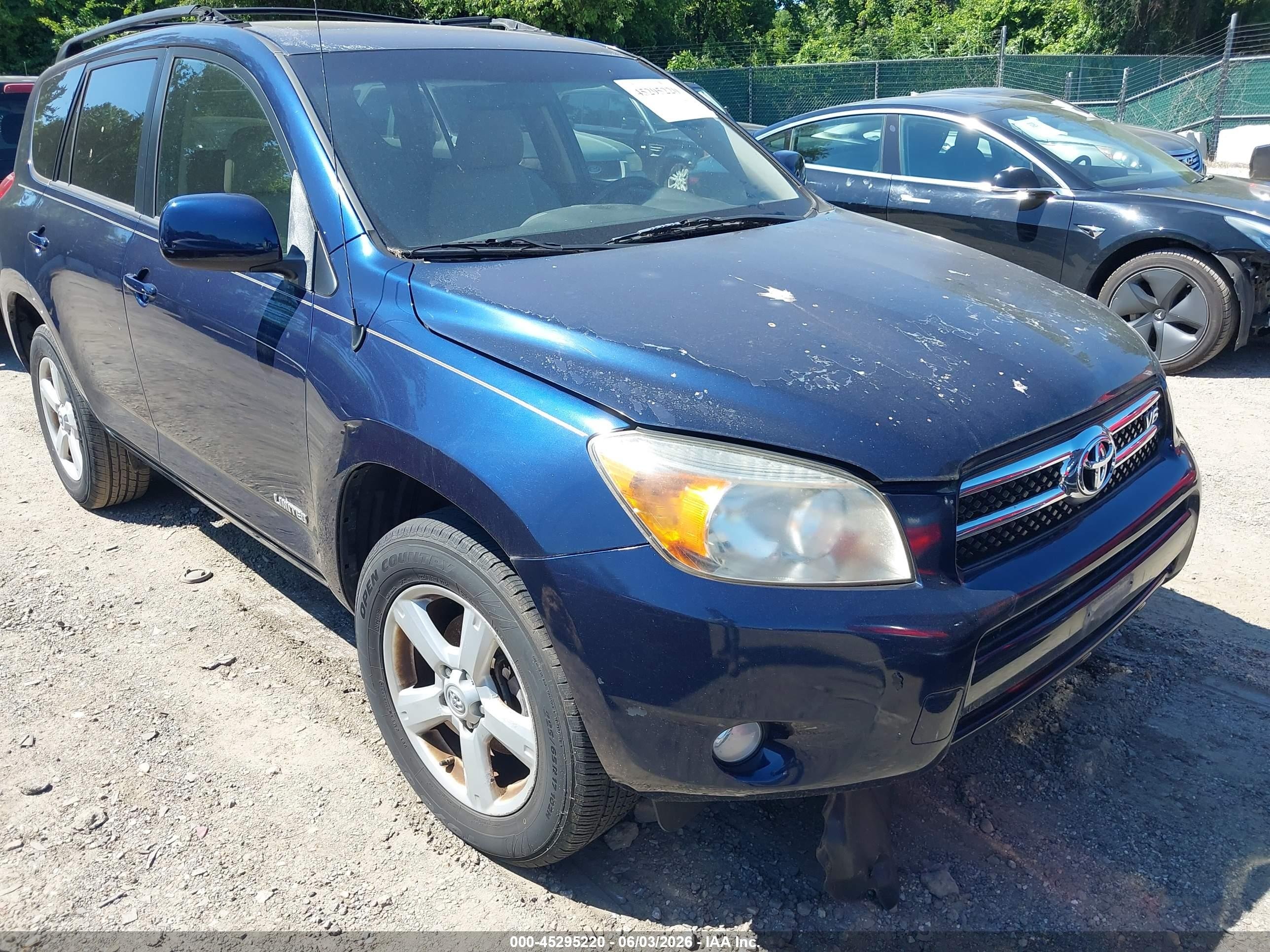 2006 Toyota Rav4 Limited V6 Dark Blue vin: JTMBK31V065011445