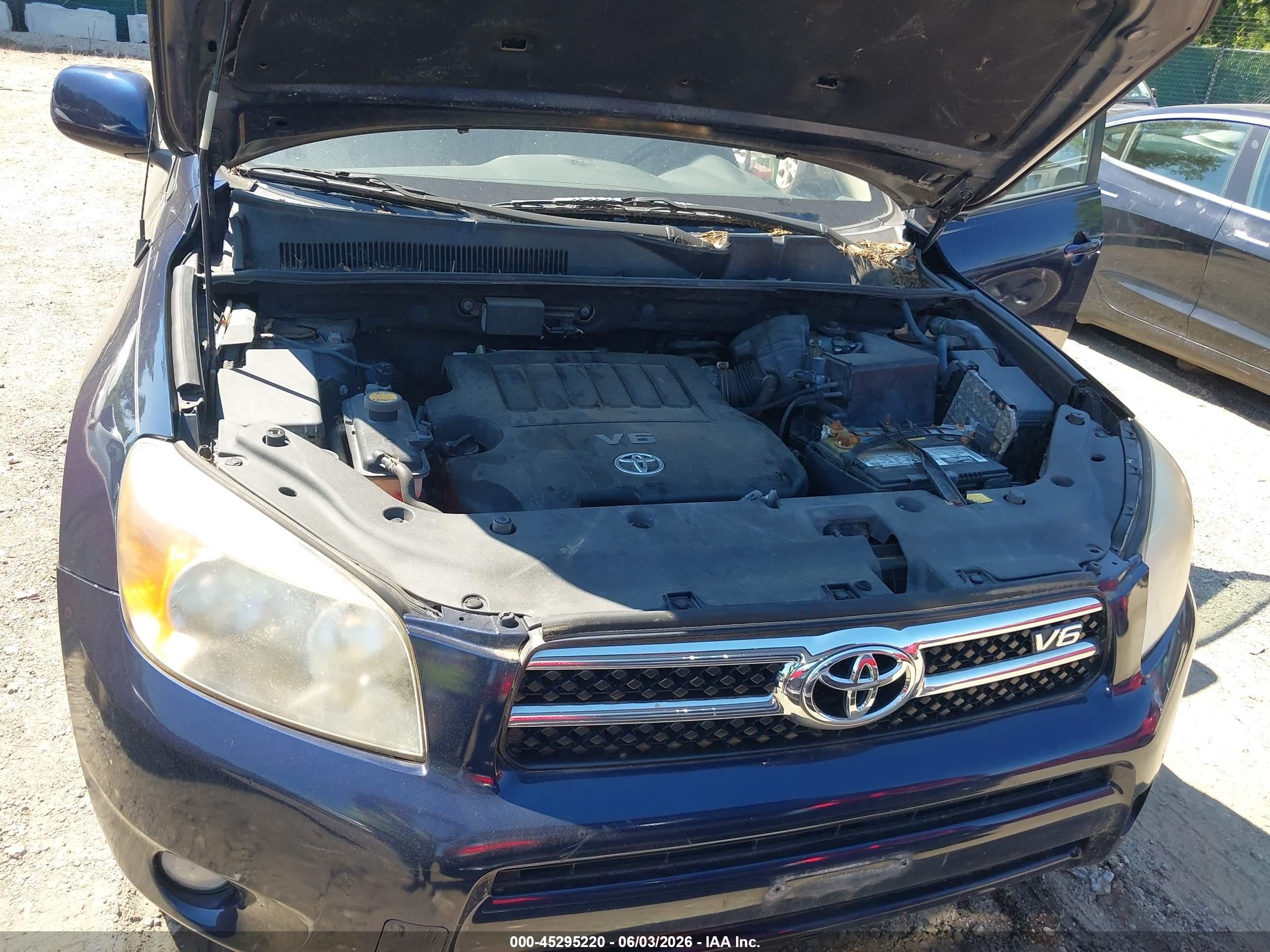 2006 Toyota Rav4 Limited V6 Dark Blue vin: JTMBK31V065011445