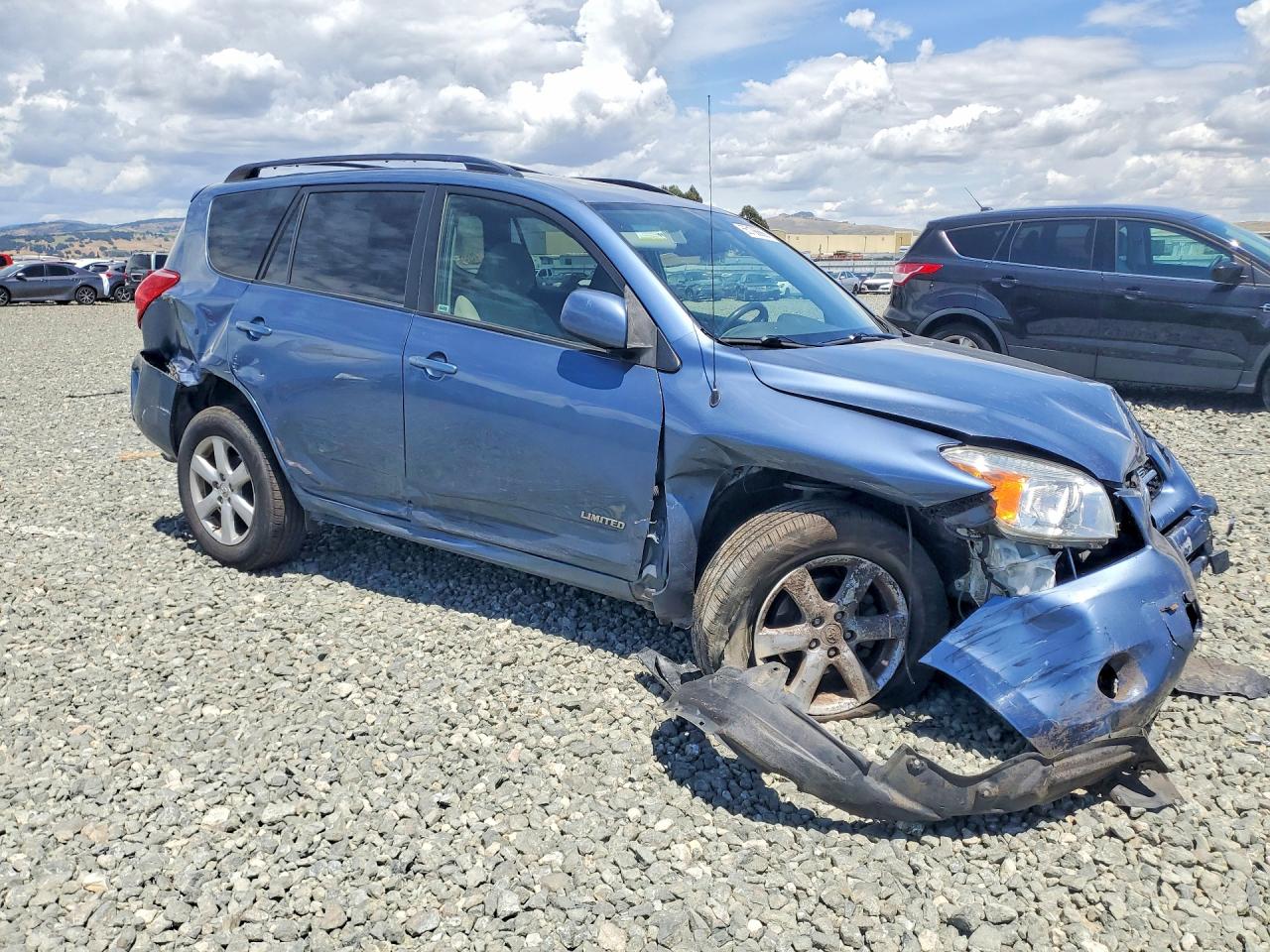 2007 Toyota Rav4 Limited Blue vin: JTMBK31V075027369