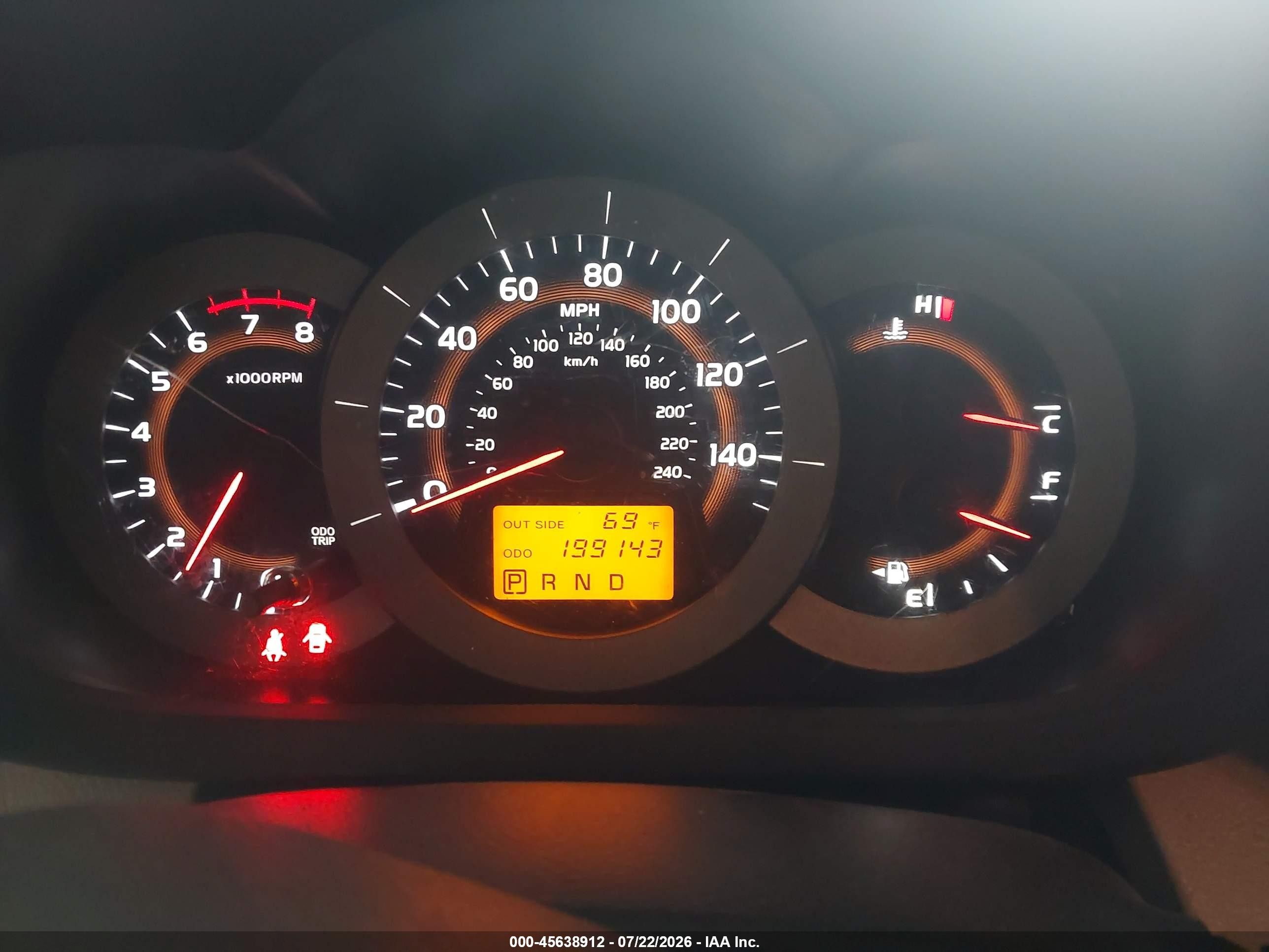 2007 Toyota Rav4 Limited Red vin: JTMBK31V076016558