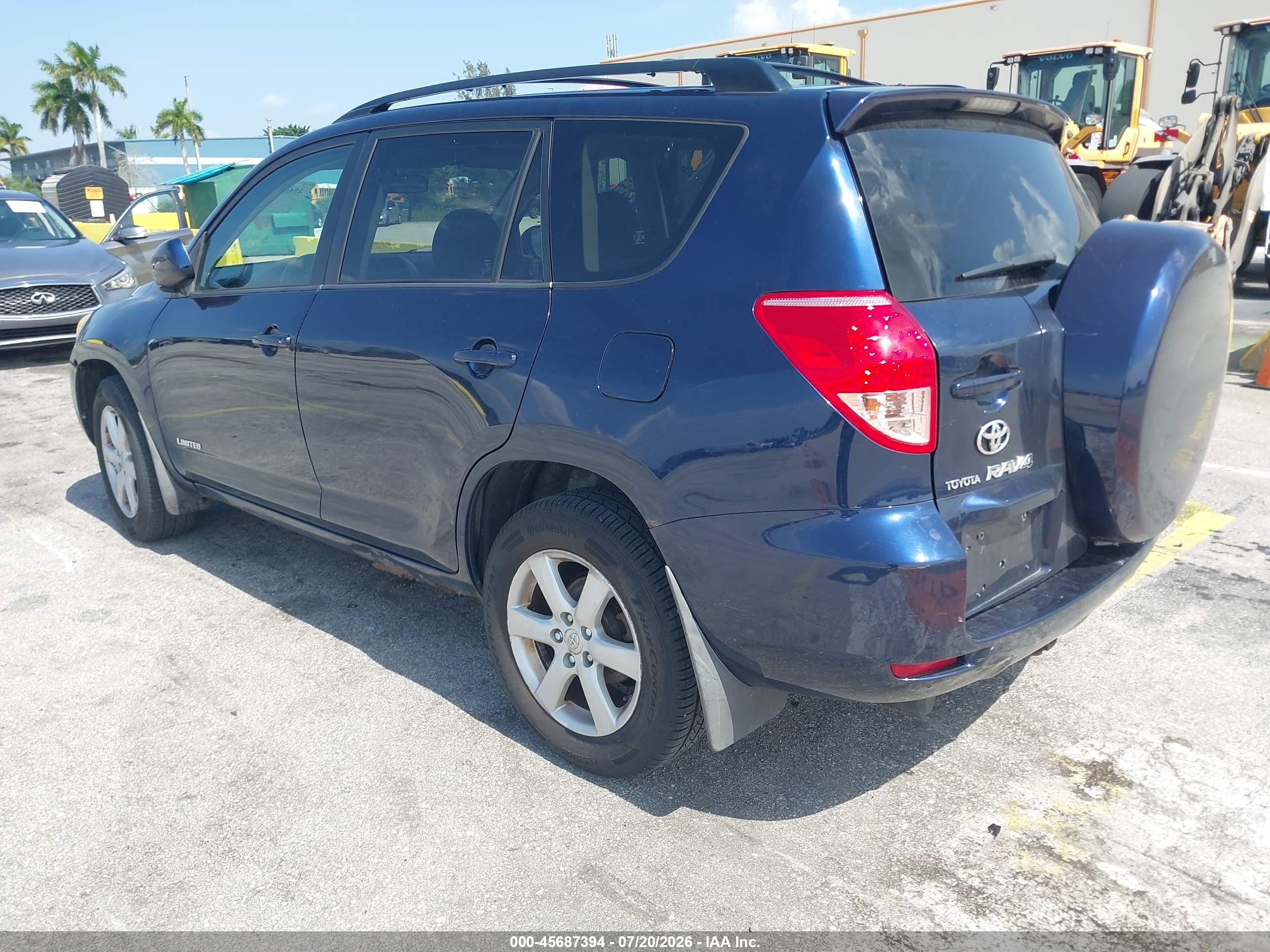 2007 Toyota Rav4 Limited Синий vin: JTMBK31V076017452