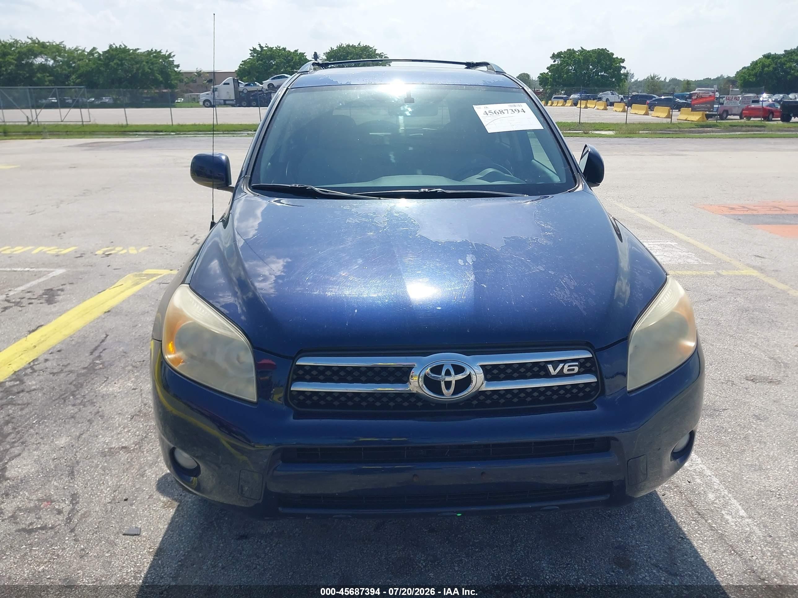 2007 Toyota Rav4 Limited Синий vin: JTMBK31V076017452
