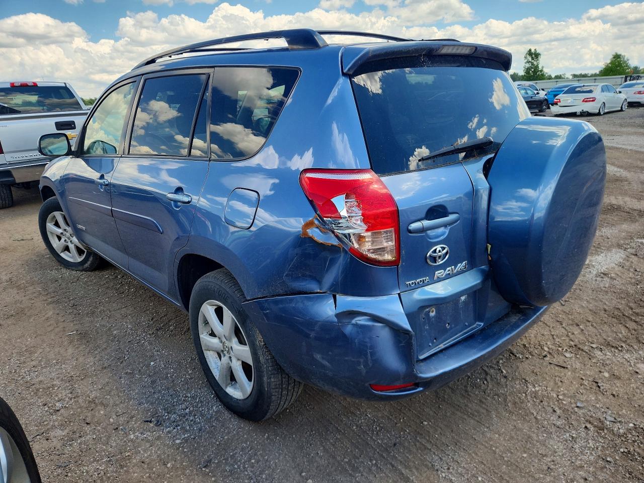 2007 Toyota Rav4 Limited Blue vin: JTMBK31V076024496