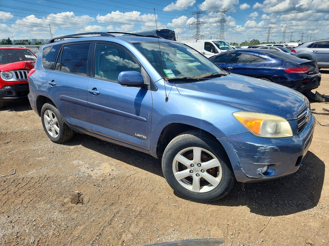 2007 Toyota Rav4 Limited Blue vin: JTMBK31V076024496