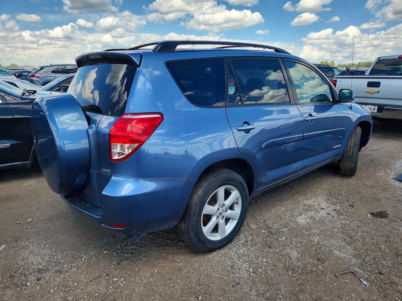 2007 Toyota Rav4 Limited Blue vin: JTMBK31V076024496