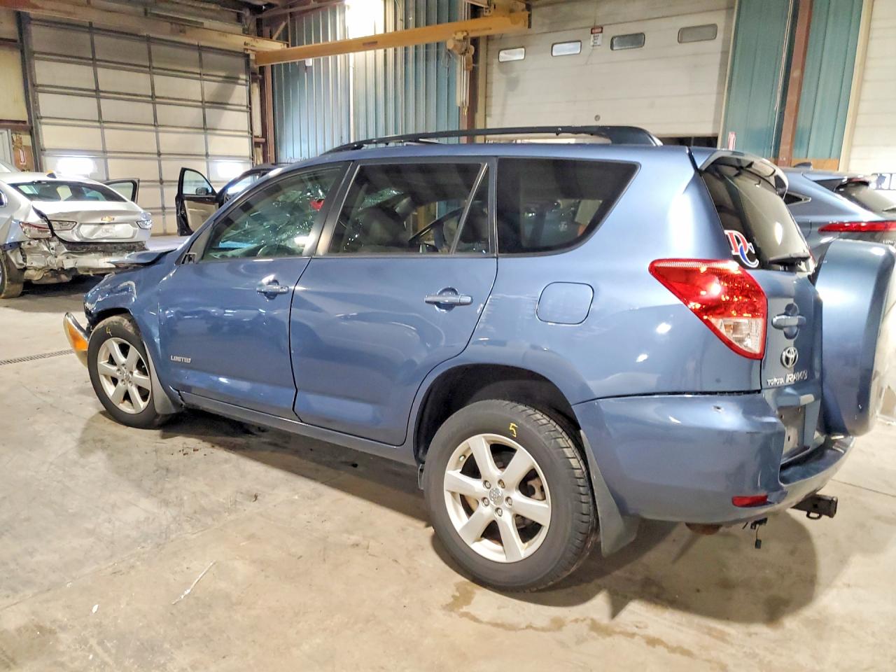 2008 Toyota Rav4 Limited Blue vin: JTMBK31V085043833