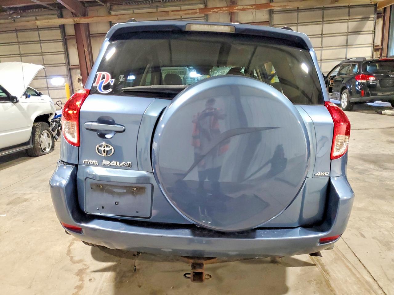 2008 Toyota Rav4 Limited Blue vin: JTMBK31V085043833