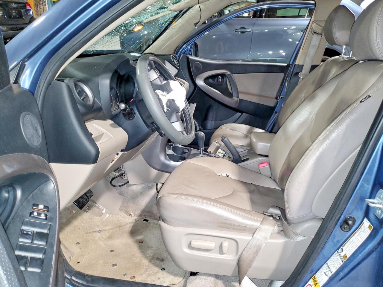 2008 Toyota Rav4 Limited Blue vin: JTMBK31V085043833