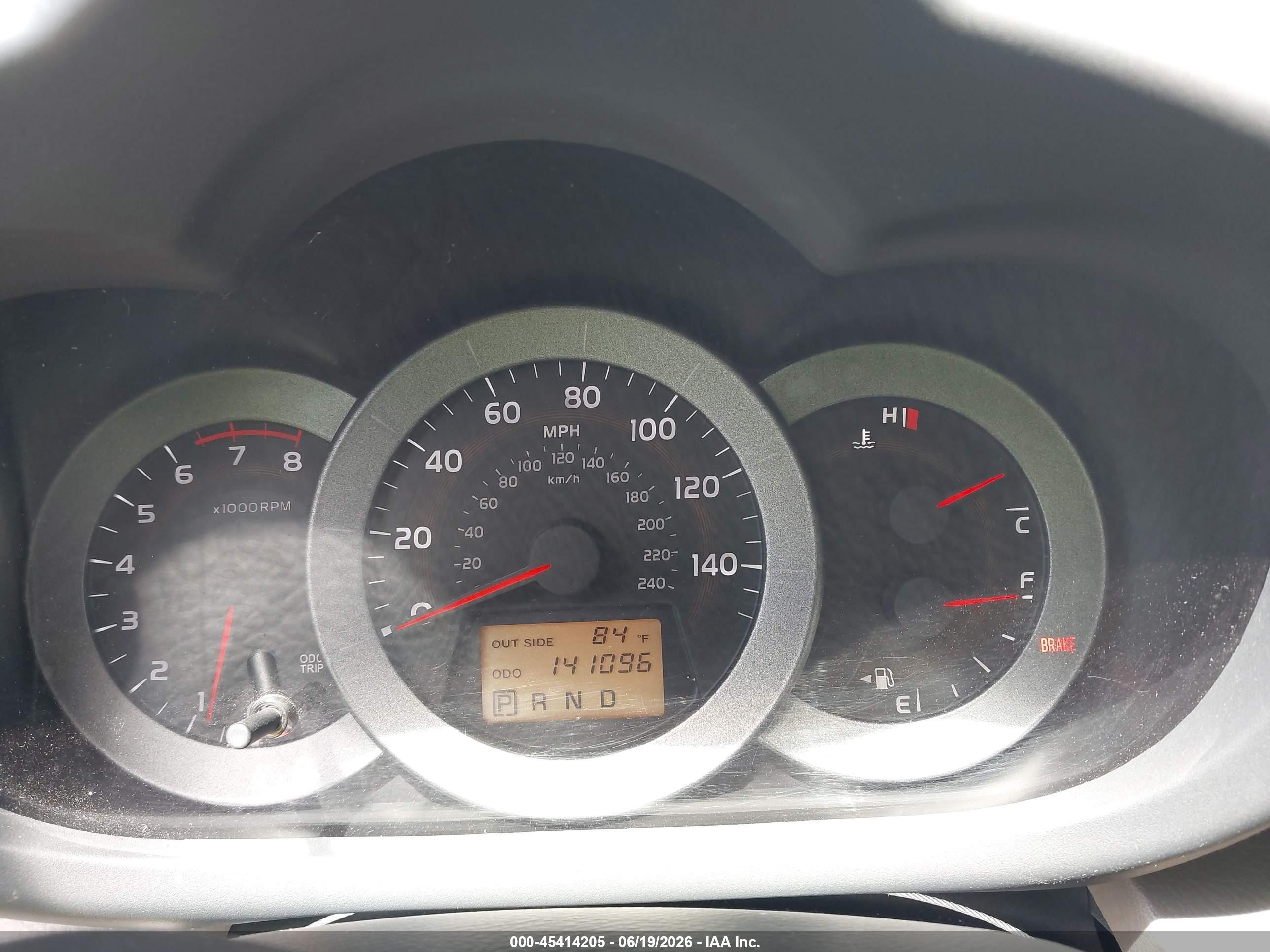 2008 Toyota Rav4 Limited V6 Red vin: JTMBK31V085051804
