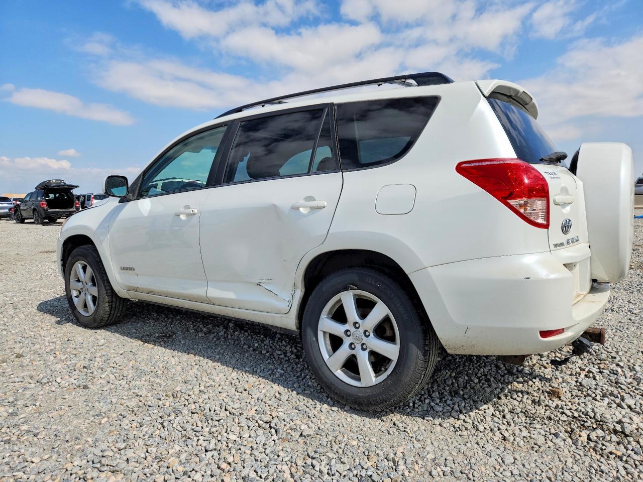 2008 Toyota Rav4 Limited White vin: JTMBK31V085062558