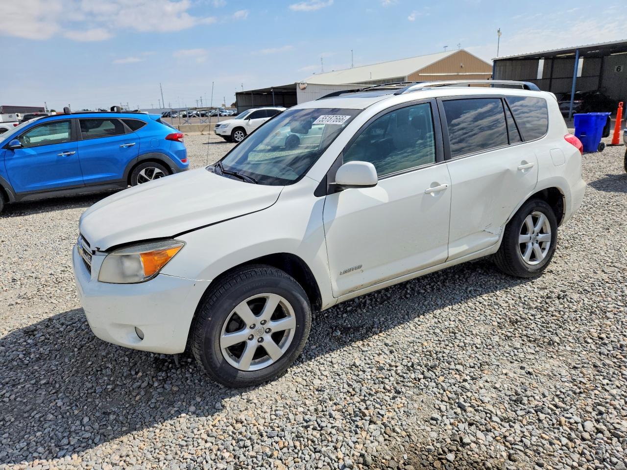 2008 Toyota Rav4 Limited White vin: JTMBK31V085062558