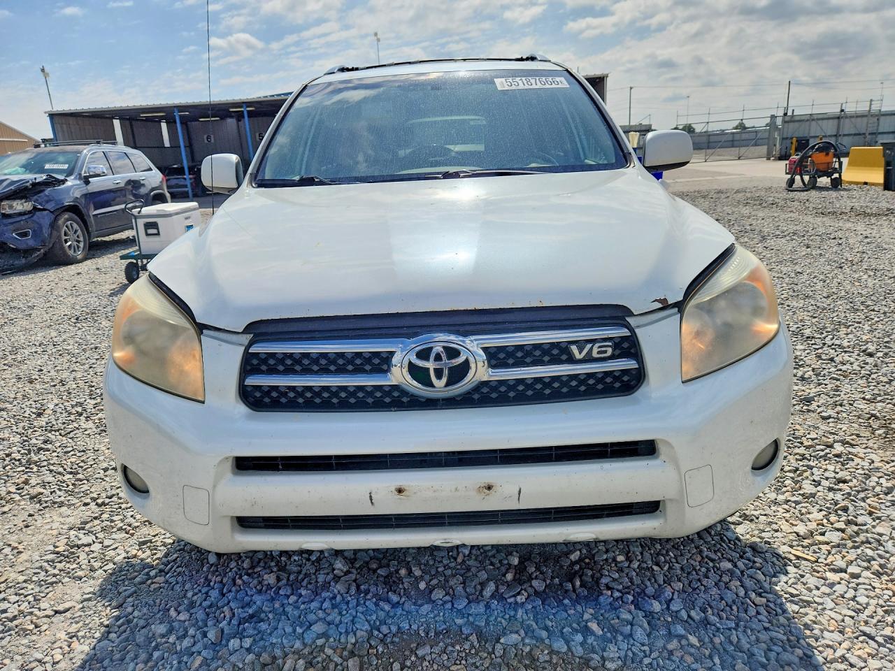 2008 Toyota Rav4 Limited White vin: JTMBK31V085062558