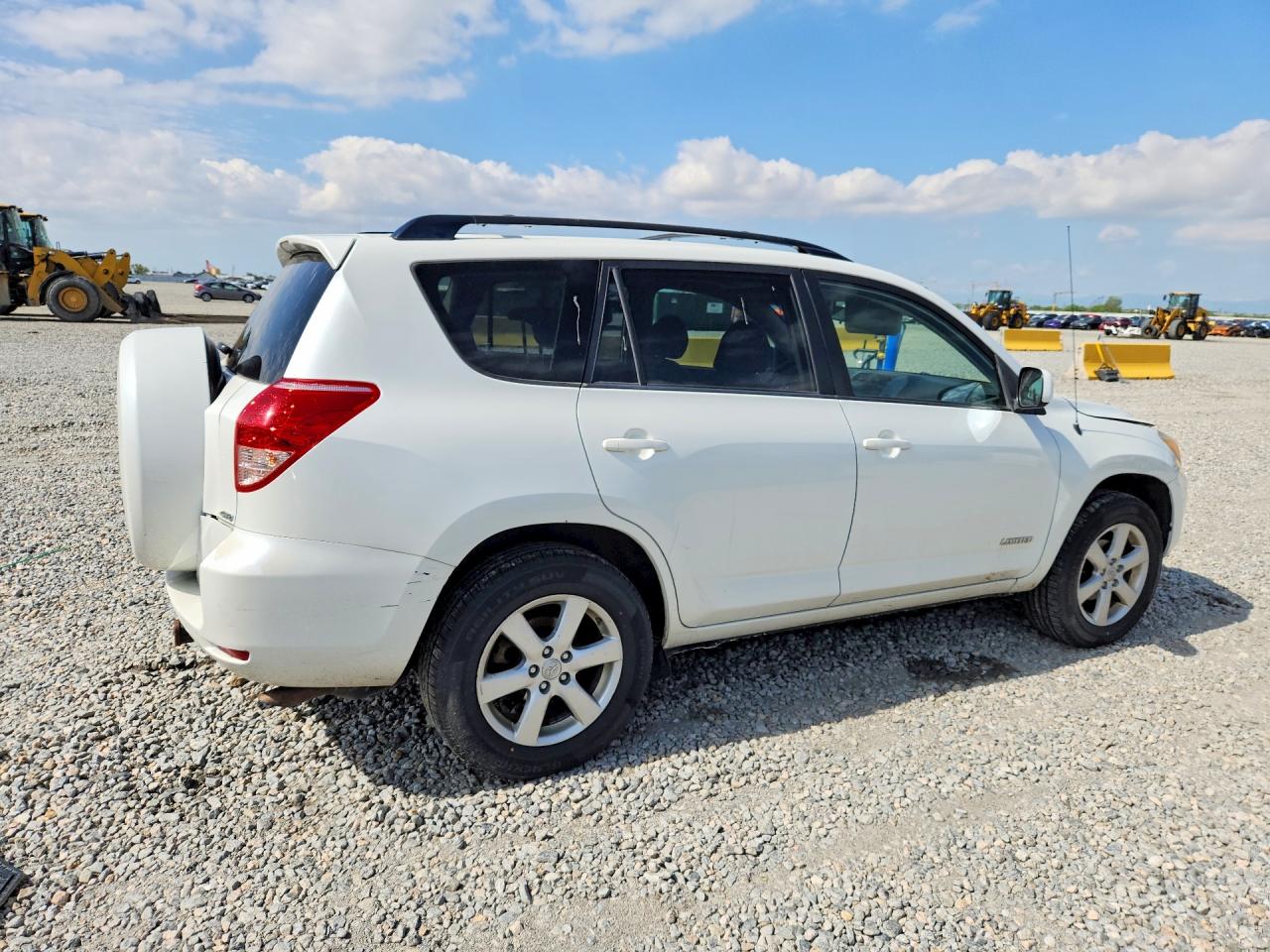 2008 Toyota Rav4 Limited White vin: JTMBK31V085062558