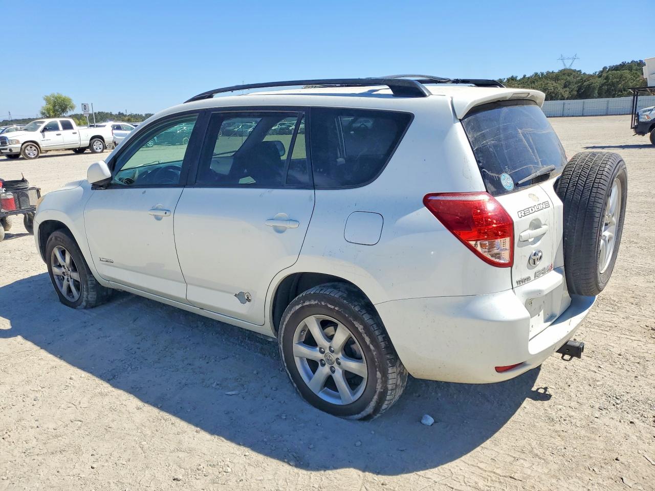 2008 Toyota Rav4 Limited White vin: JTMBK31V085063662