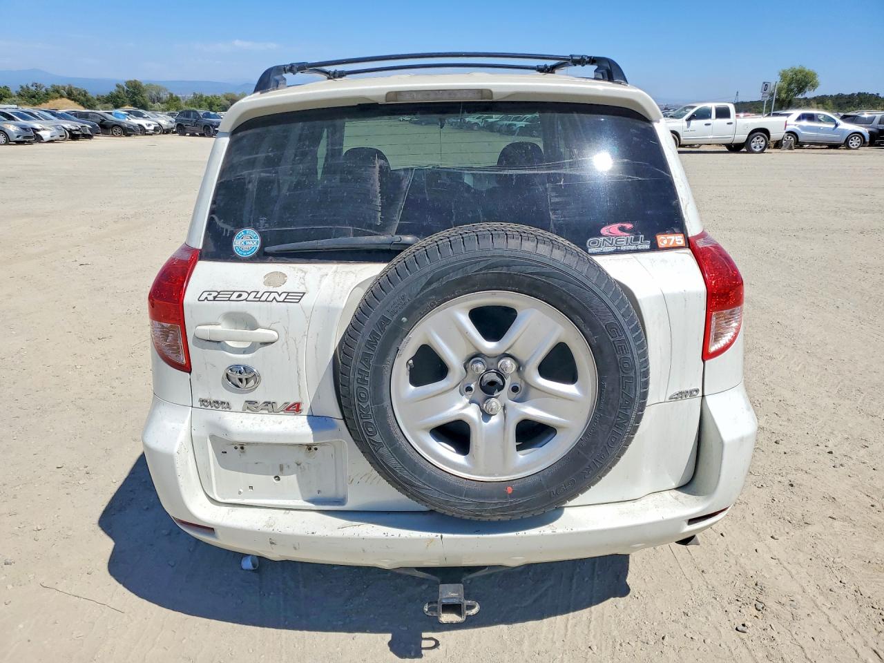 2008 Toyota Rav4 Limited White vin: JTMBK31V085063662